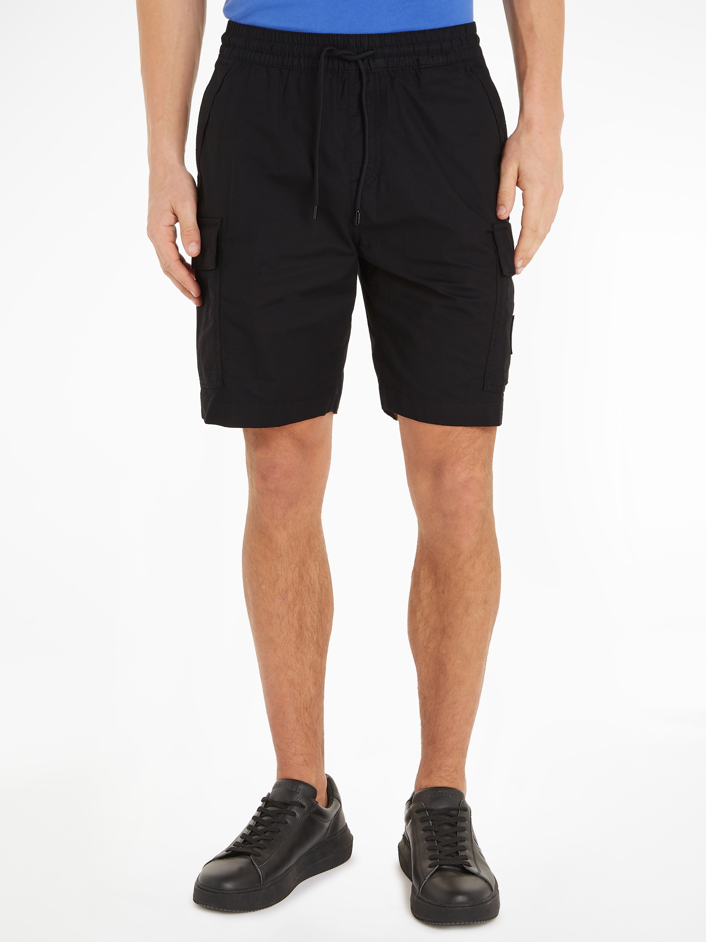 Sweatshorts »WASHED CARGO SHORT«, mit Logopatch