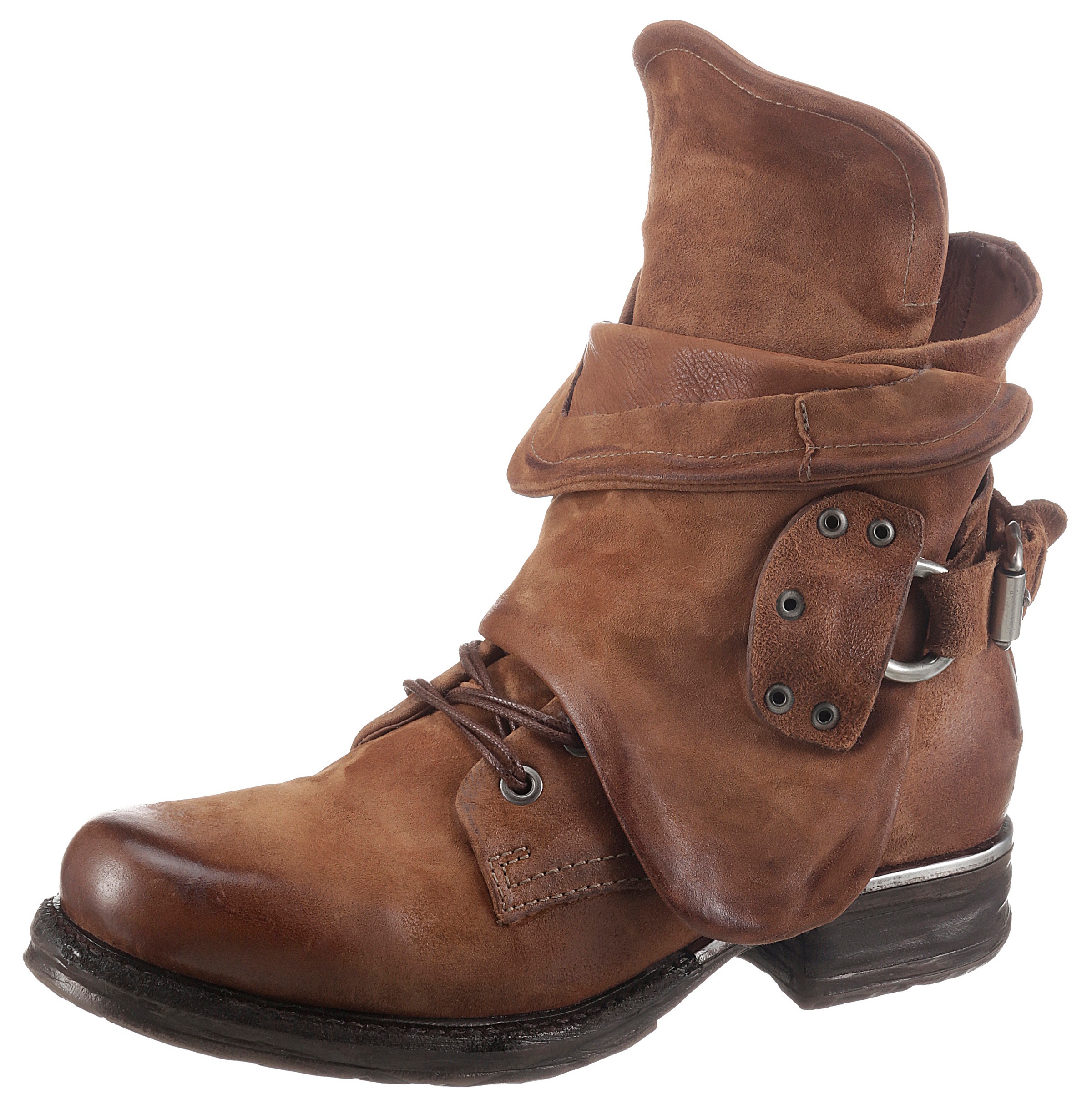 Image of A.S.98 Bikerboots »SAINTMETAL«, mit biegsamem Draht im Schaftrand