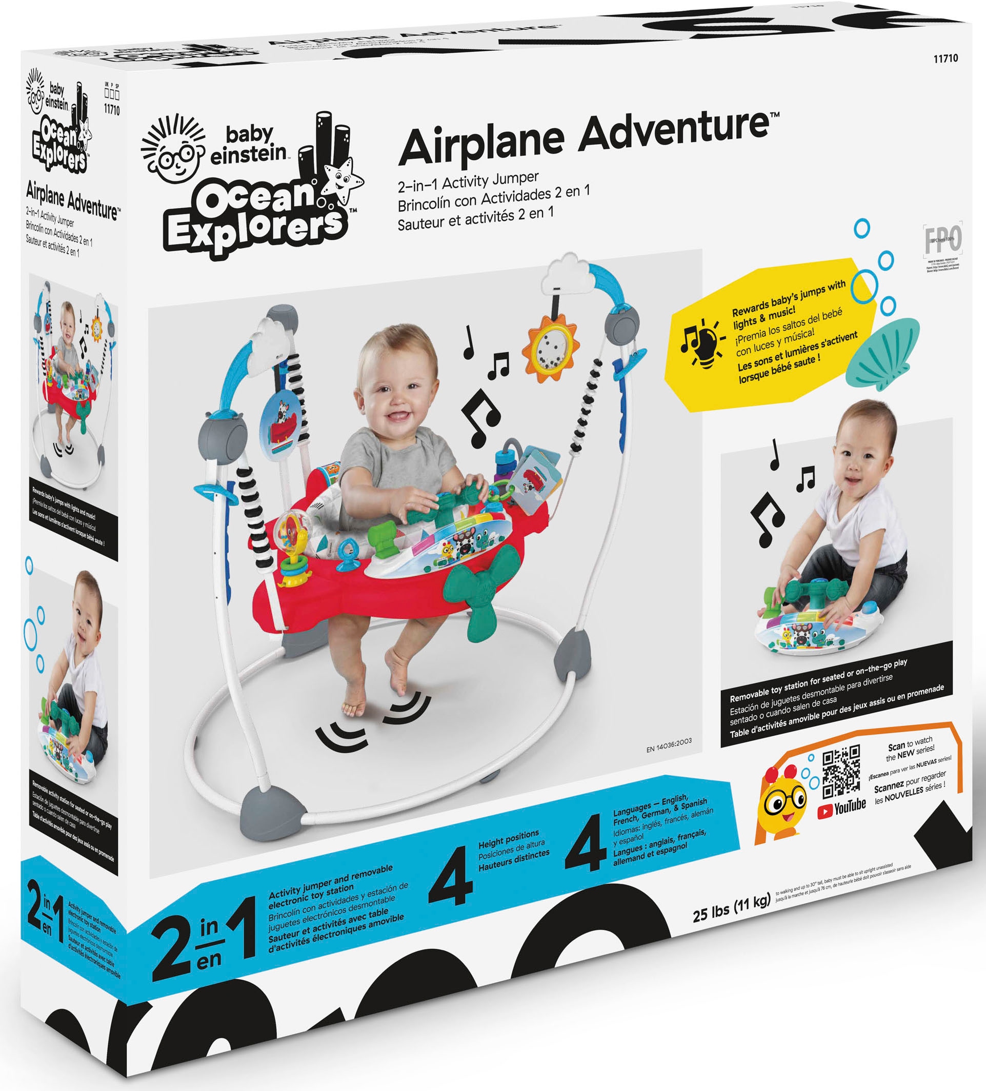 Baby Einstein Spielcenter »Airplane Adventure«, Mit über 20 Melodien, Geräuschen und Lichtern