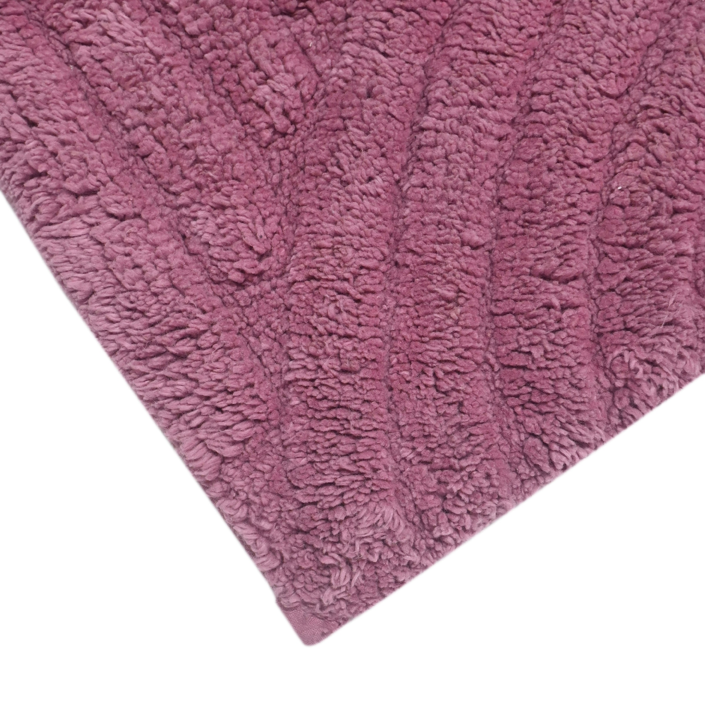 my home Badematte »Juna, Badvorleger, Badezimmer Teppich, Zen, Scandi, Boho«, rutschhemmend beschichtet, fussbodenheizungsgeeignet, Baumwolle, Hoch-Tief-Effekt, weich