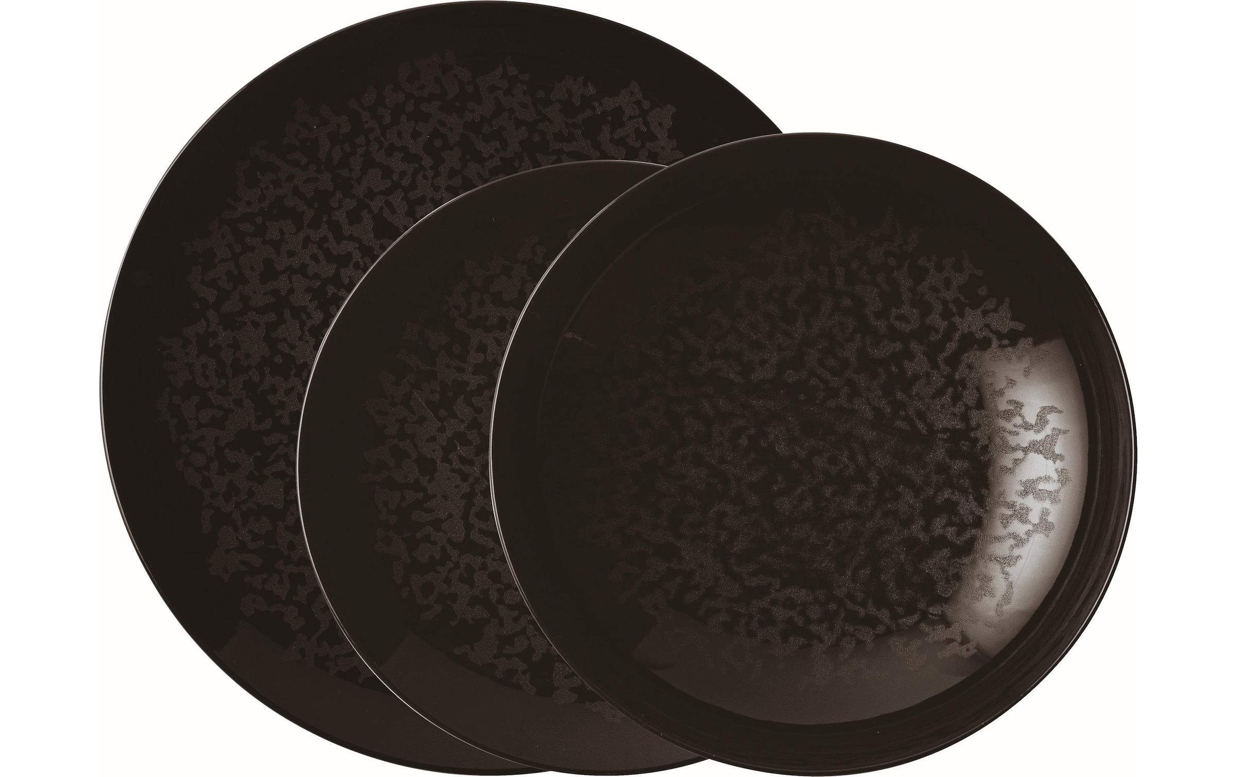Arthur Krupp Kombiservice »Geschirrset Eclipse Night 12tlg.«, (12 tlg.)