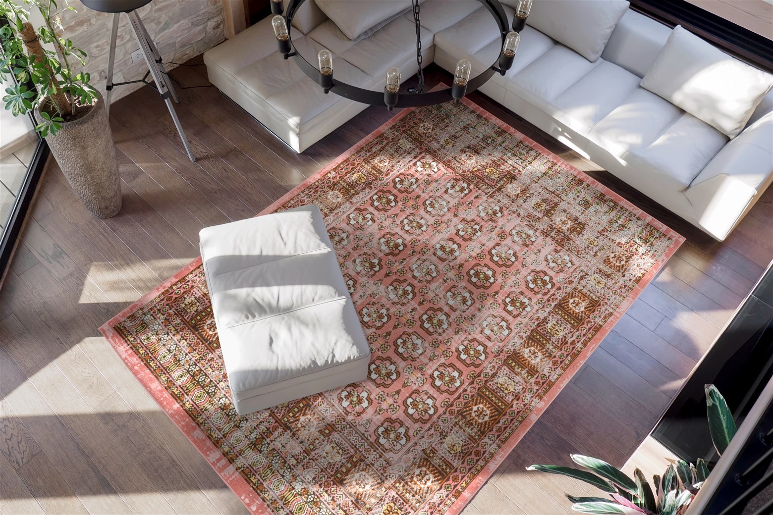 me gusta Teppich »Ariya 625«, rechteckig, 6 mm Höhe, Flachflor, gekettelt, Wohnzimmer