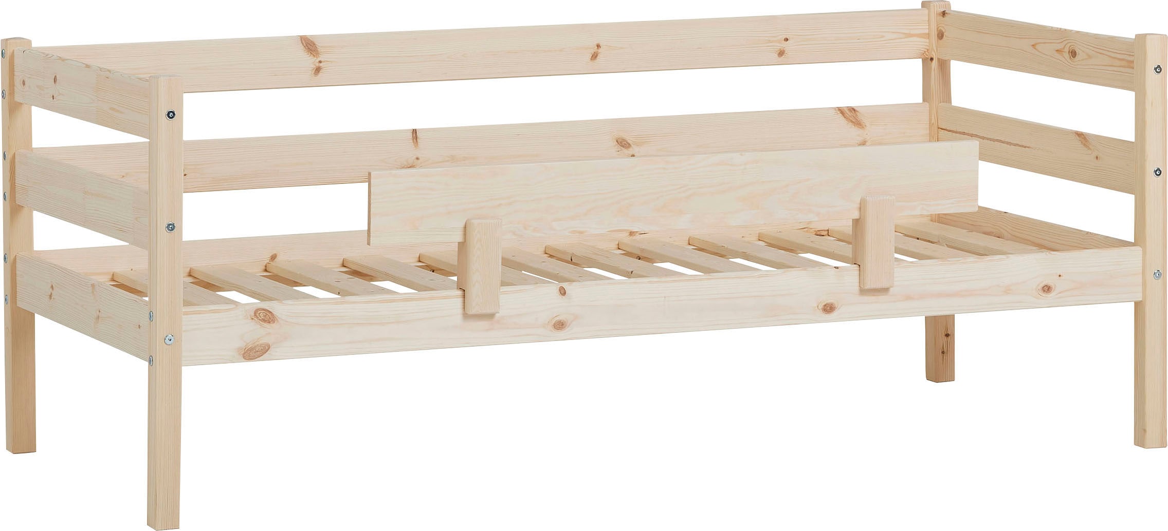 Hoppekids Einzelbett »ECO Comfort Kinderbett, Kiefer Massivholz, Jugendbett inkl. Rollrost« 70x160 cm, wahlweise in verschieden Farben/ Matratze/ Absturzsicherung