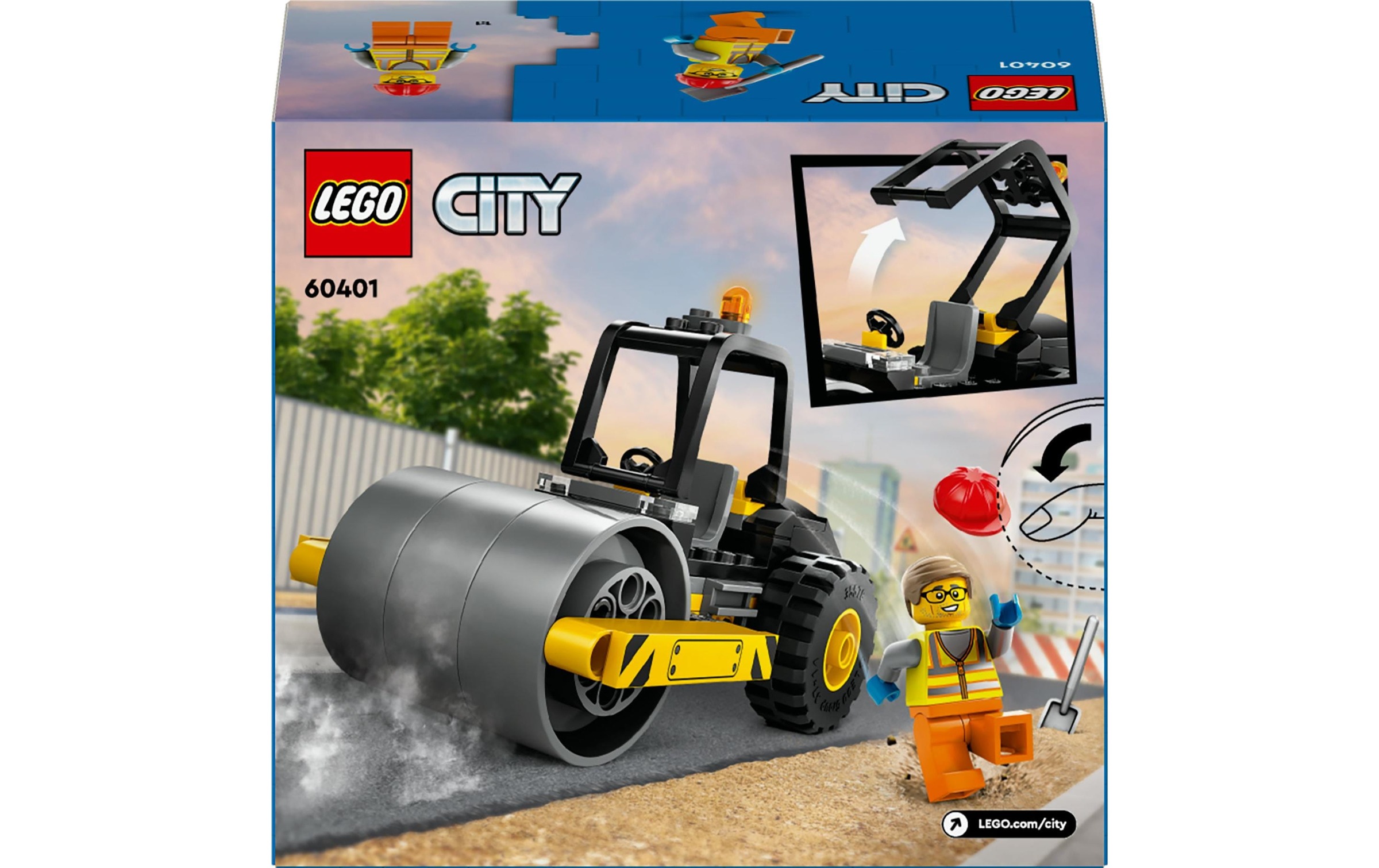 LEGO® Spielbausteine »Strassenwalze 60401«, (78 St.)