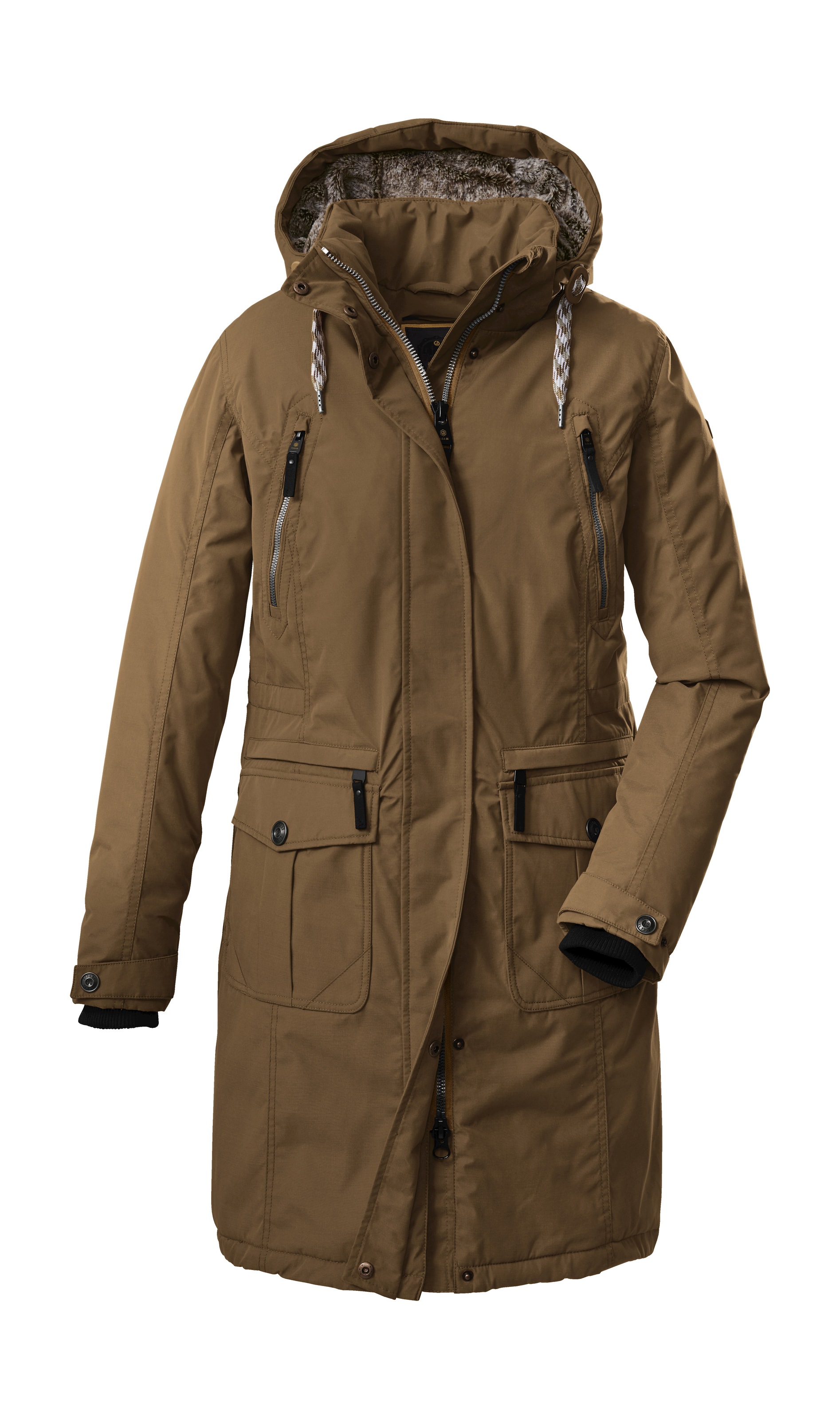 G.I.G.A. DX by killtec Funktionsmantel »GW 47 WMN CT« Wintermantel, abnehmbare Kapuze, wasserabweisend, viele Taschen