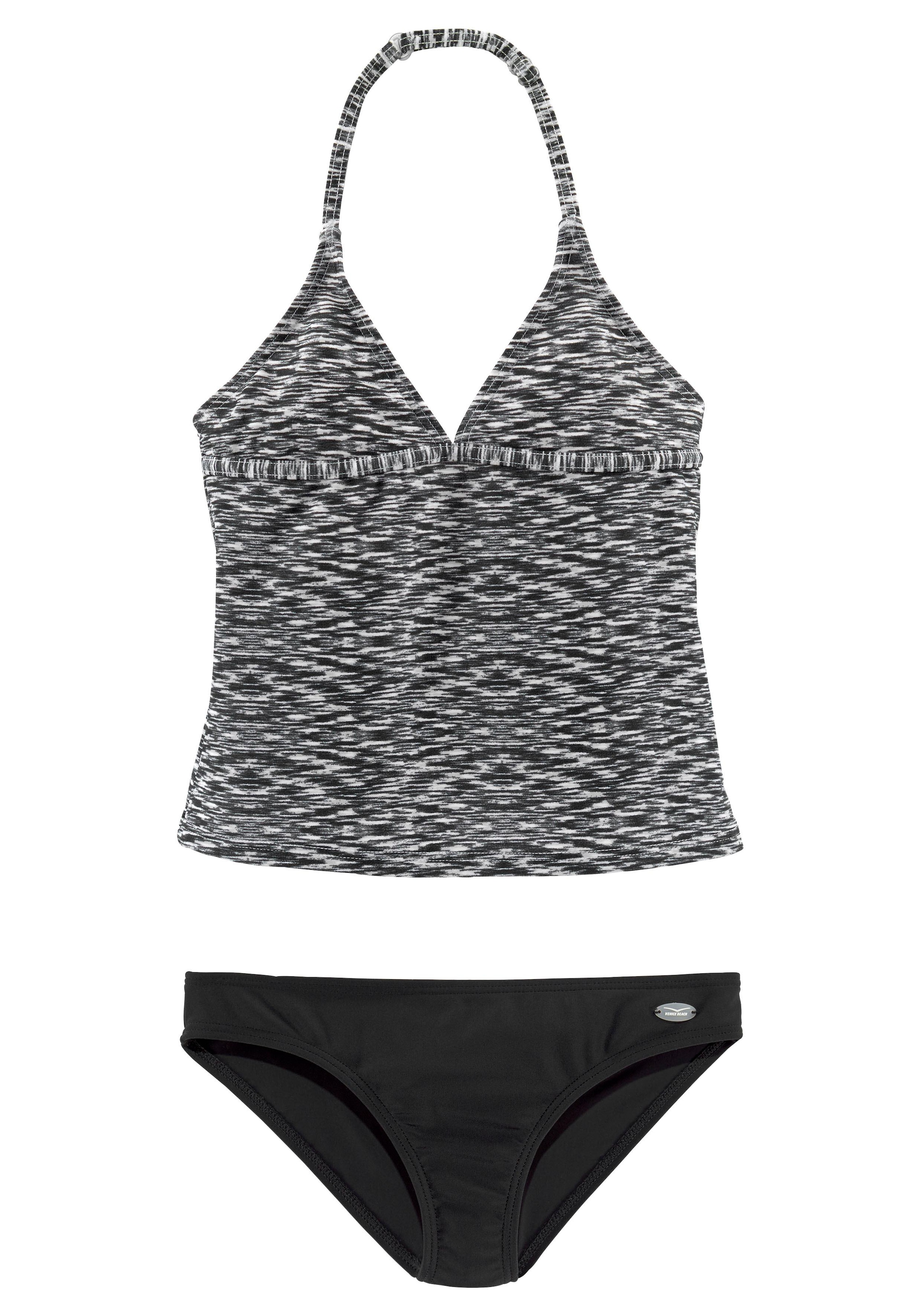 Venice Beach Tankini, in Melange-Optik