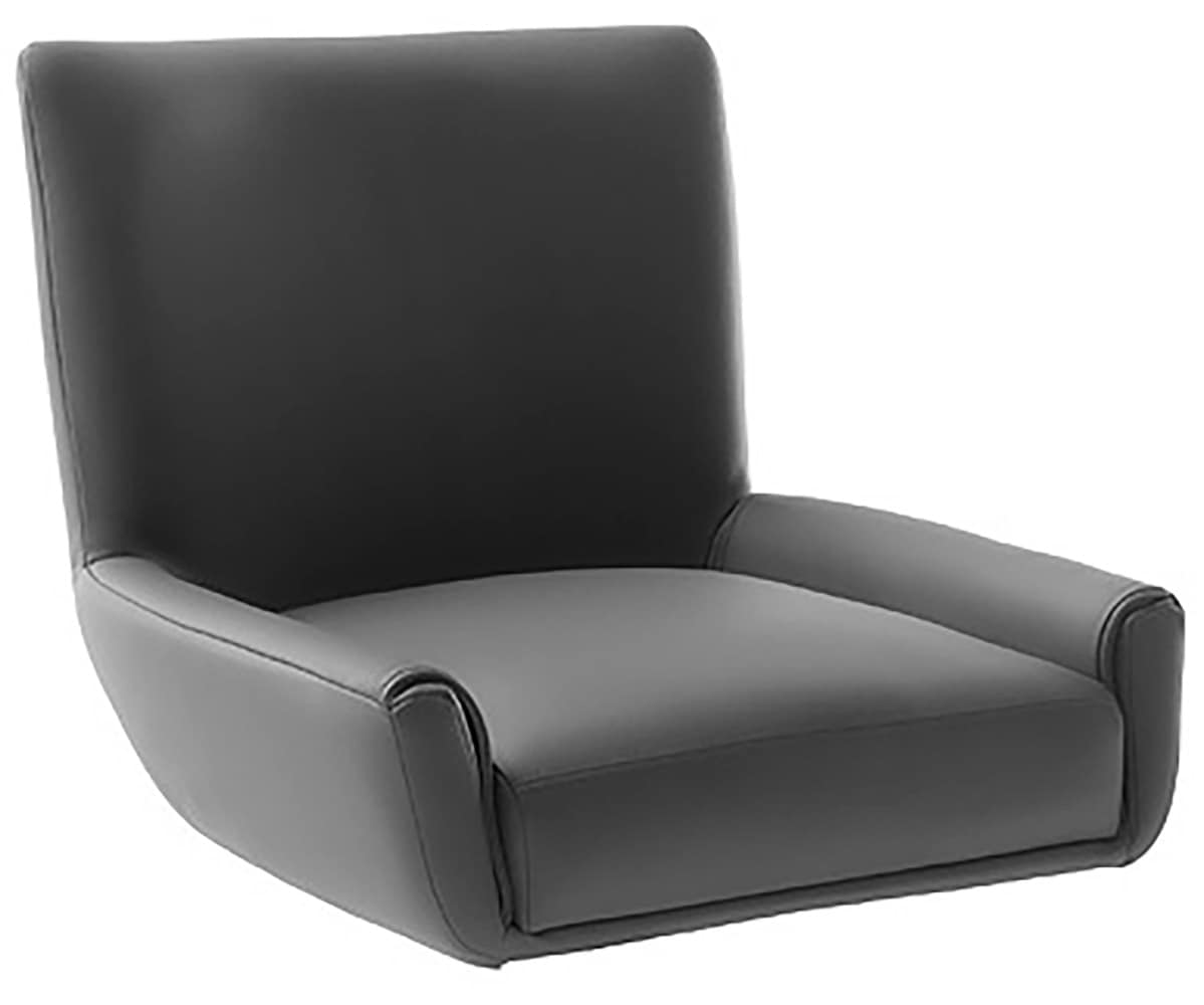 MCA furniture 4-Fussstuhl »WILSON Esszimmerstuhl, Armlehnstuhl, Polsterstuhl, modern«, (Set), 1 St., Leder, Stuhl, Armlehnenstuhl, drehbar, Taschenfederkern, belastbar 160 kg,XXL
