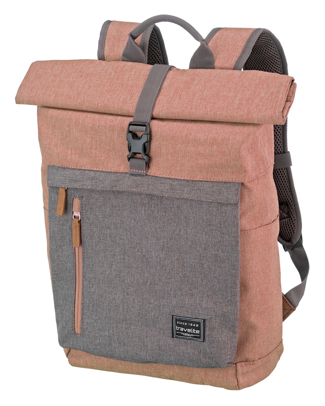 travelite Freizeitrucksack "BASICS Rollup Rucksack" mit variablem Rollup-Verschluss