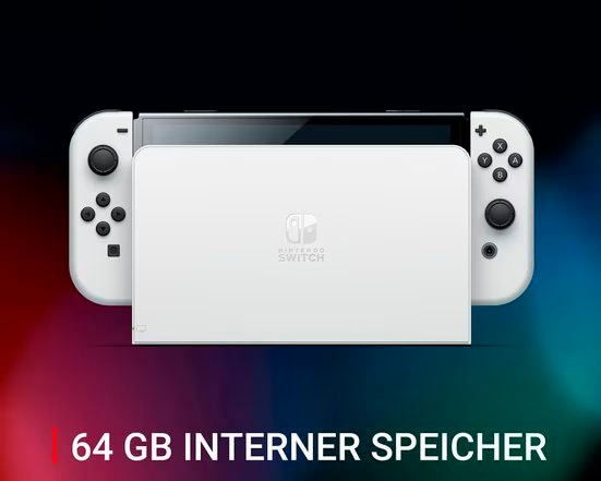 Nintendo Switch Konsolen-Set »OLED weiss + Mario Party Jamboree«