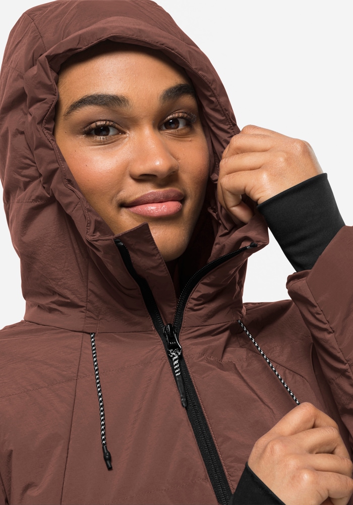 Jack Wolfskin Fahrradjacke »BIKE COMMUTE INS JKT W«, mit Kapuze