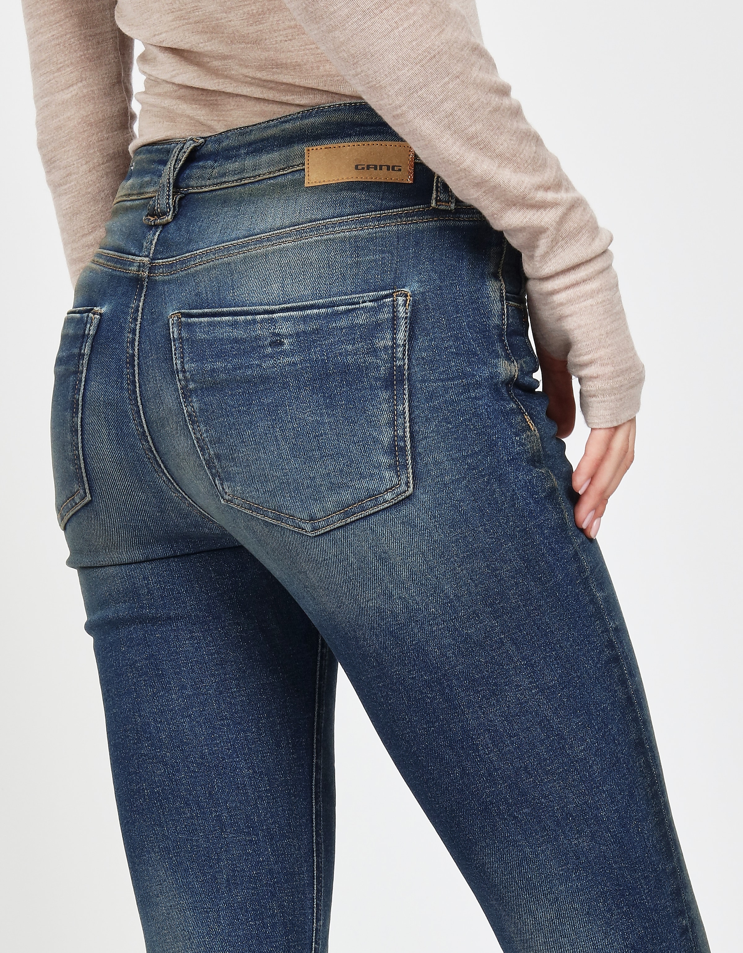 GANG Skinny-fit-Jeans »94LAYLA«, mit Used-Effekten