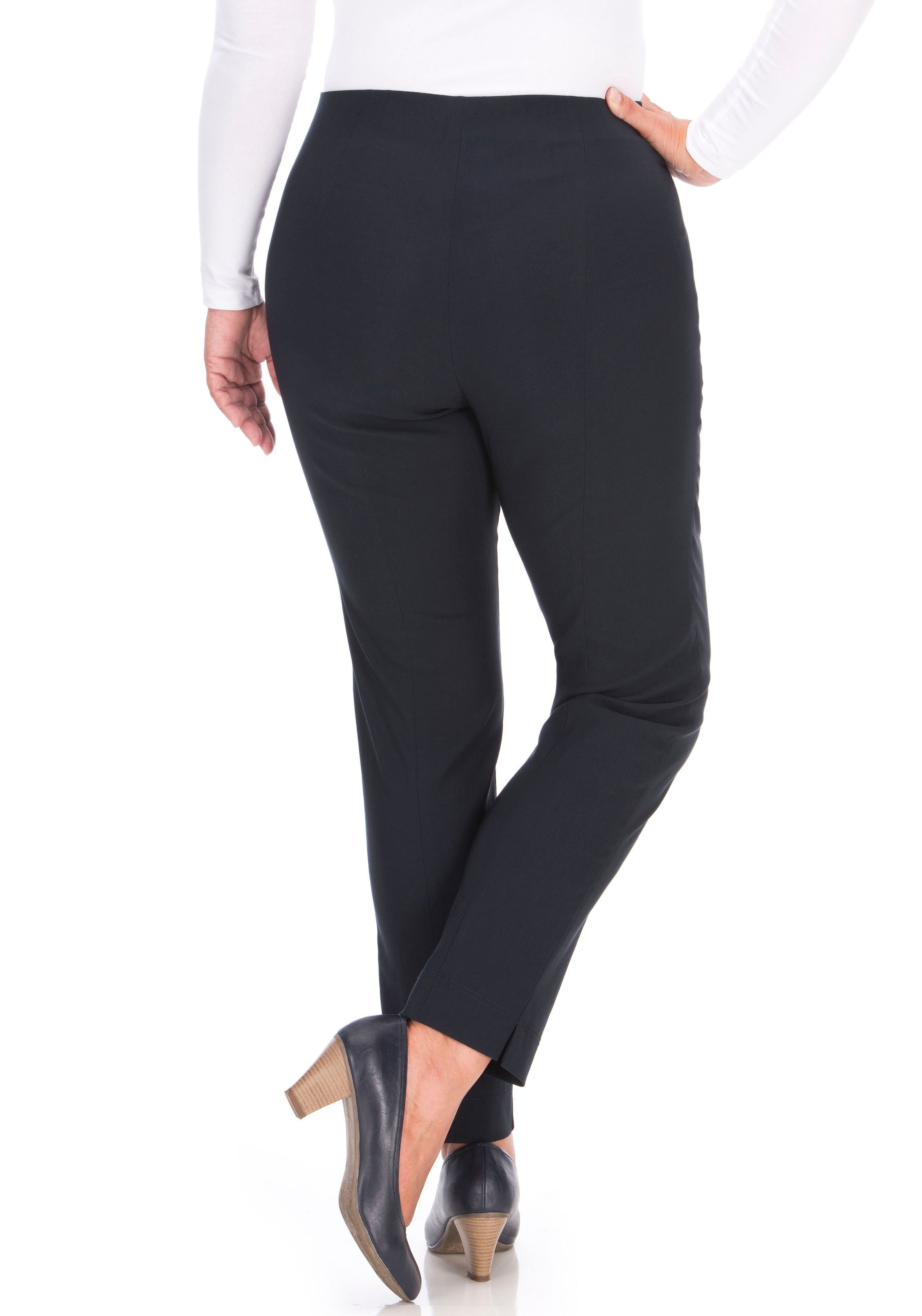KjBRAND Stoffhose »Susie XS Ankle Bengaline«, Sommerhose mit Schlupfbund