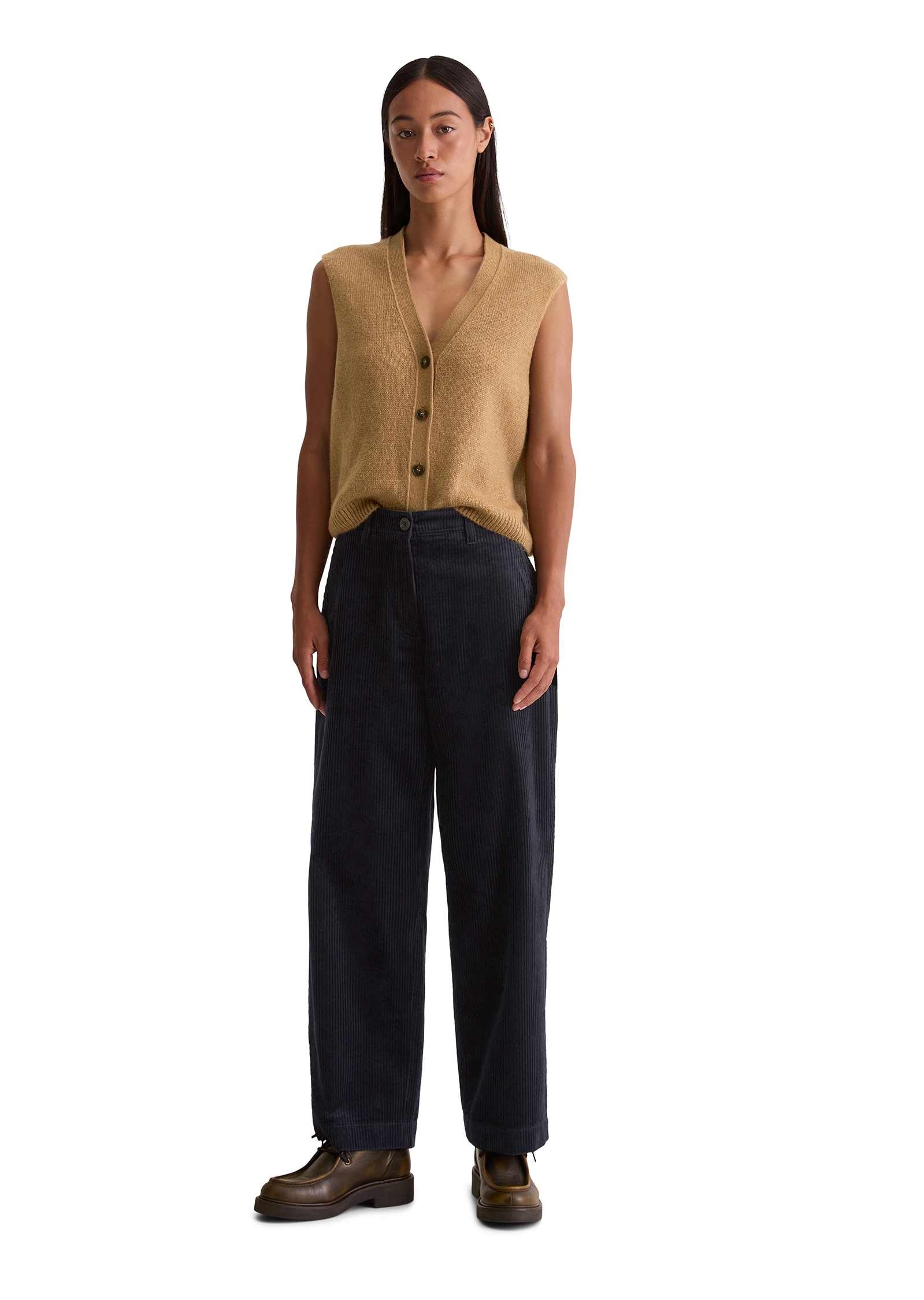 Marc O'Polo 5-Pocket-Hose »Lande«, loose fit aus Organic Cotton, Cordhose