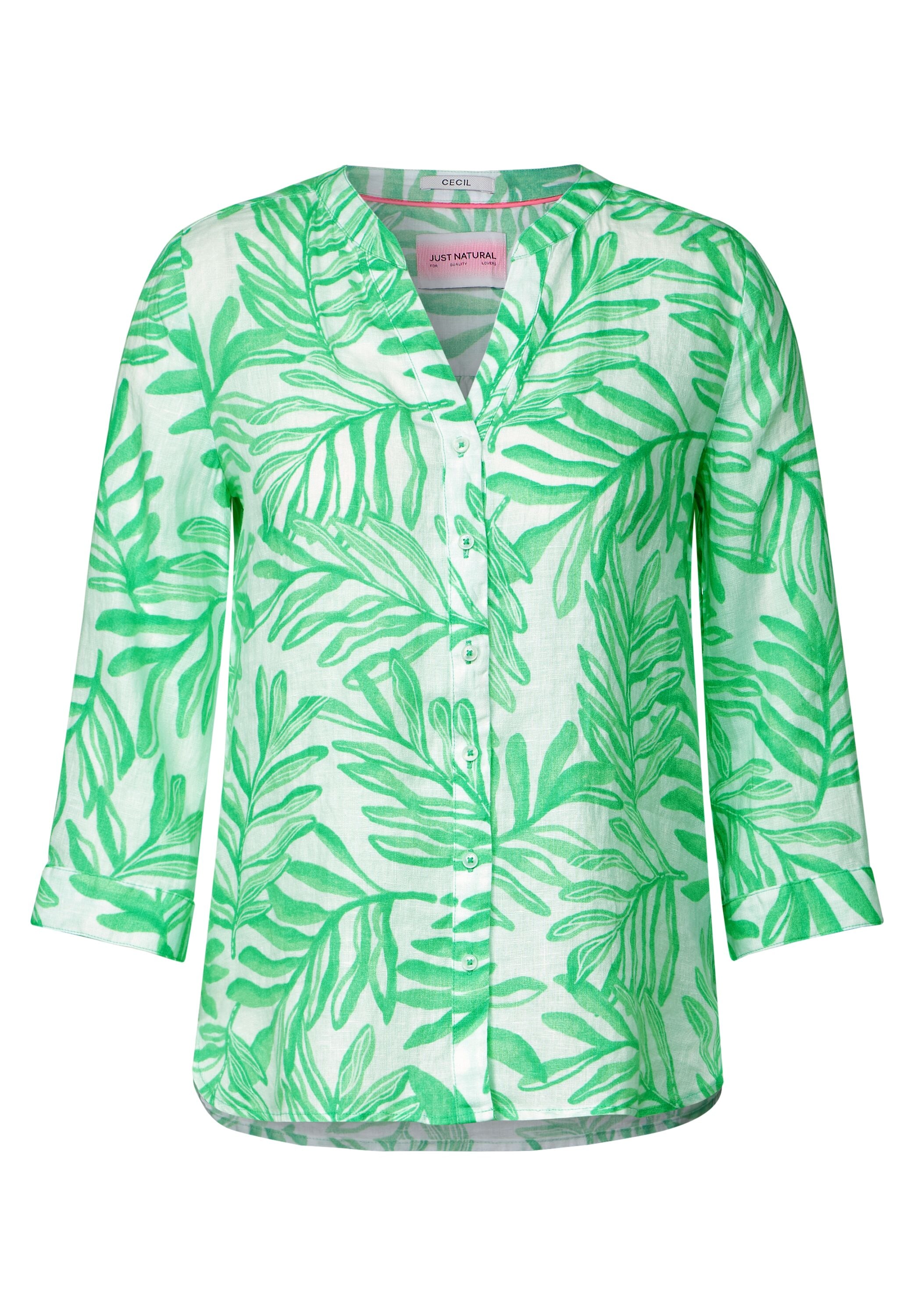 Cecil Shirtbluse, mit Blätterprint