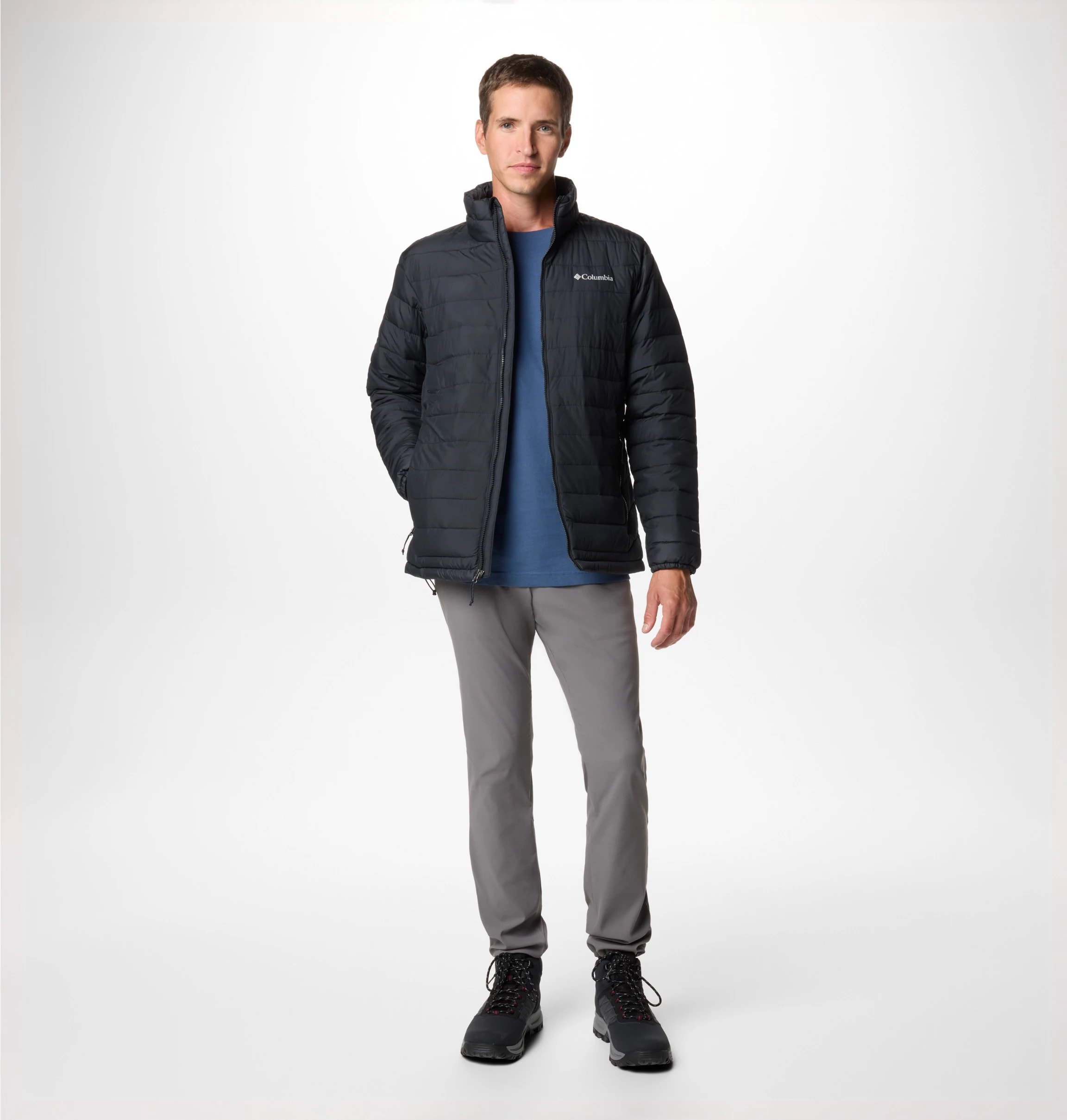 Columbia Steppjacke »POWDER LITE II JACKET«, (1 St.), mit Kapuze