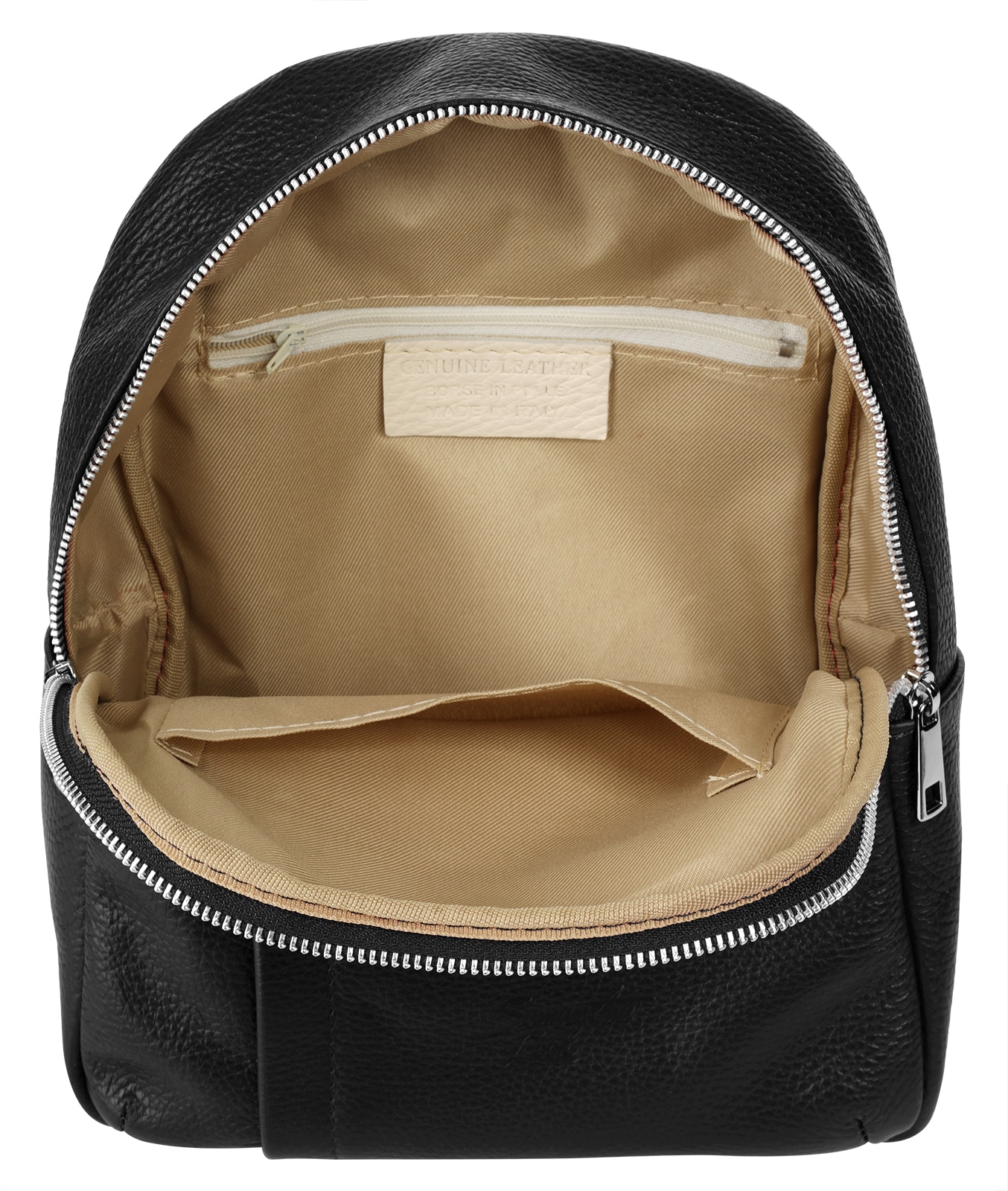 Samantha Look Cityrucksack, Echt Leder, Made in Italy