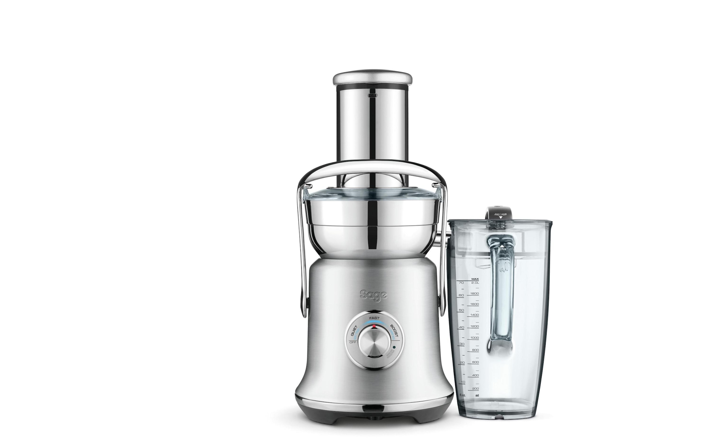 Sage Entsafter »Nutri Juicer Cold XL«, 1500 W, Auffangbehälter, Einfülltrichter, Tresterbehälter