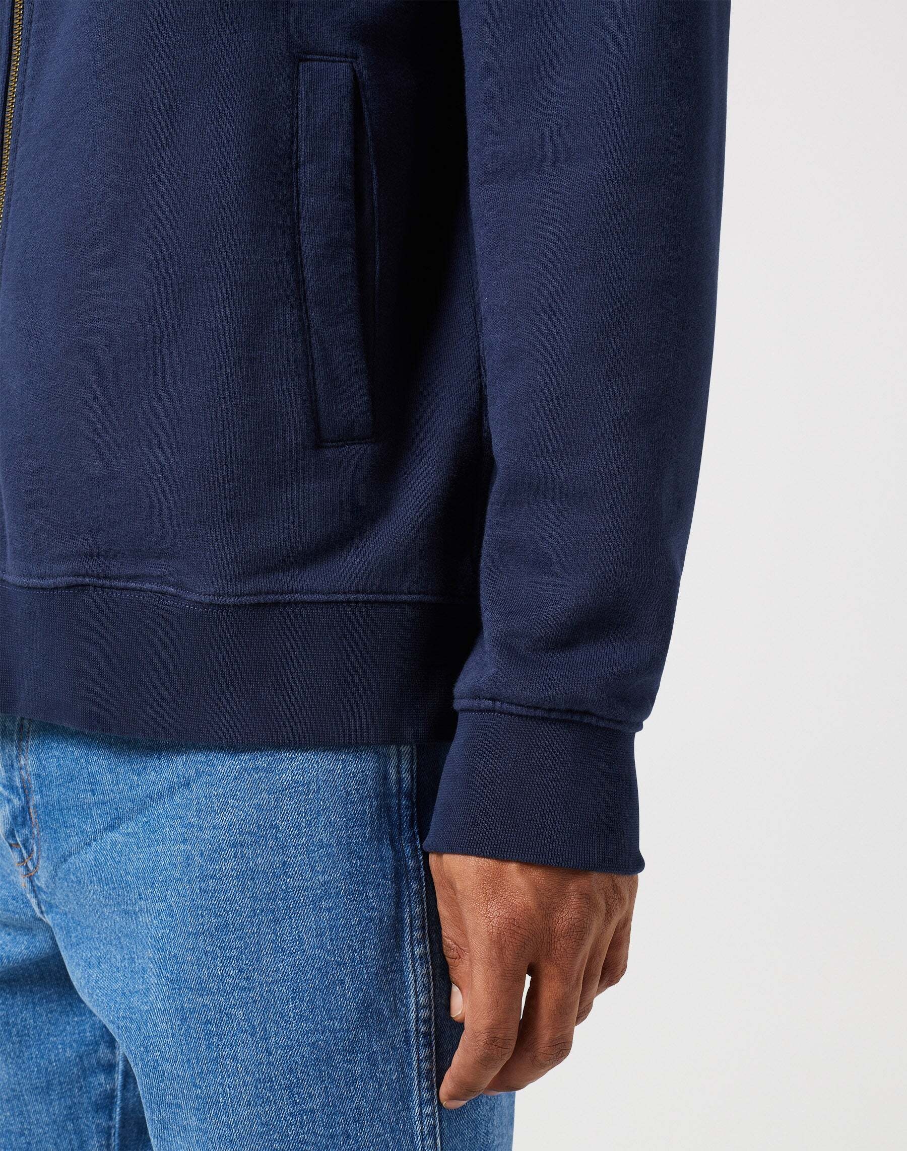 Wrangler Sweatjacke »WRANGLER Sweatshirts Funnel Neck Zip«