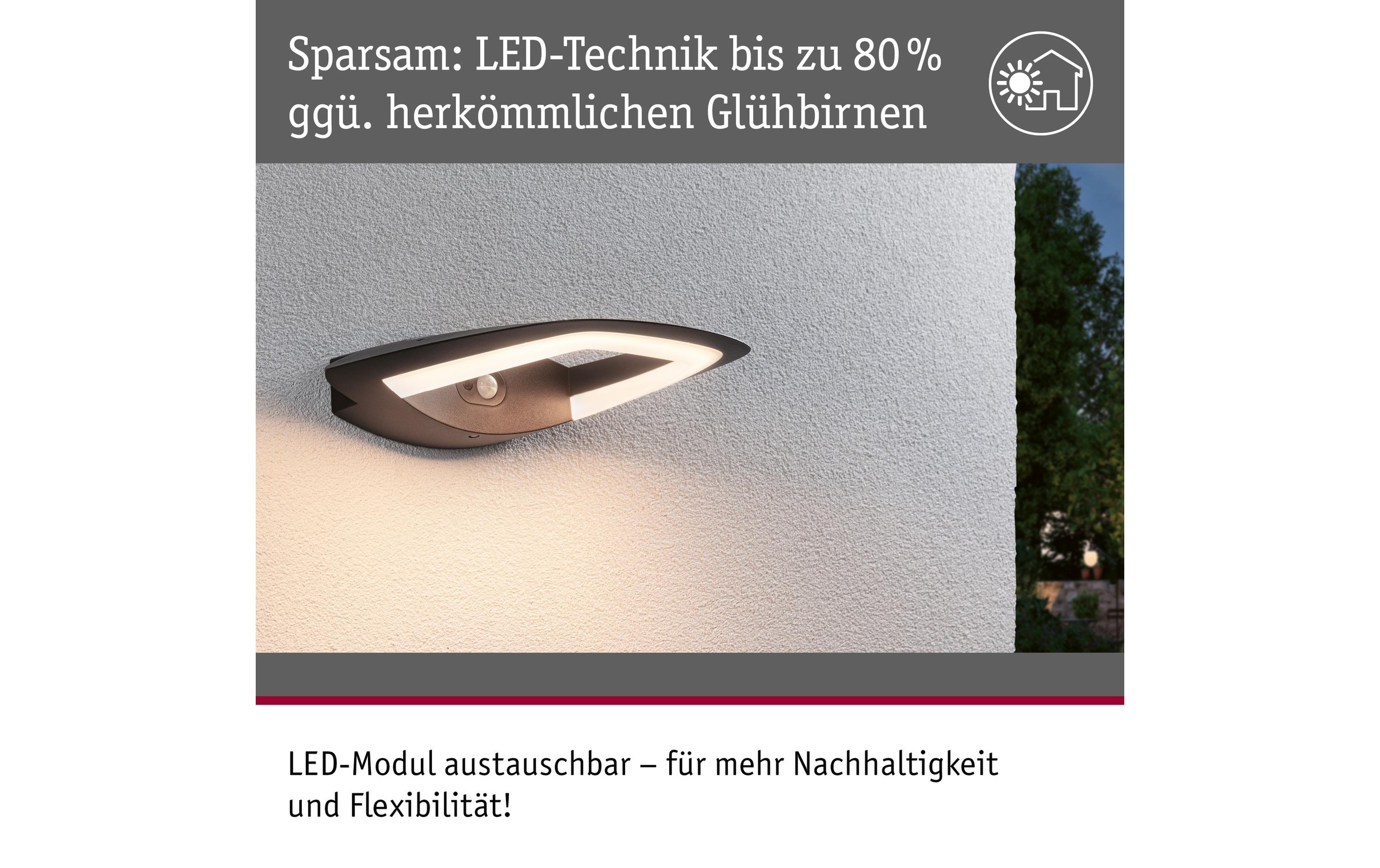 Paulmann LED Wandleuchte »LED Akena Bewe«