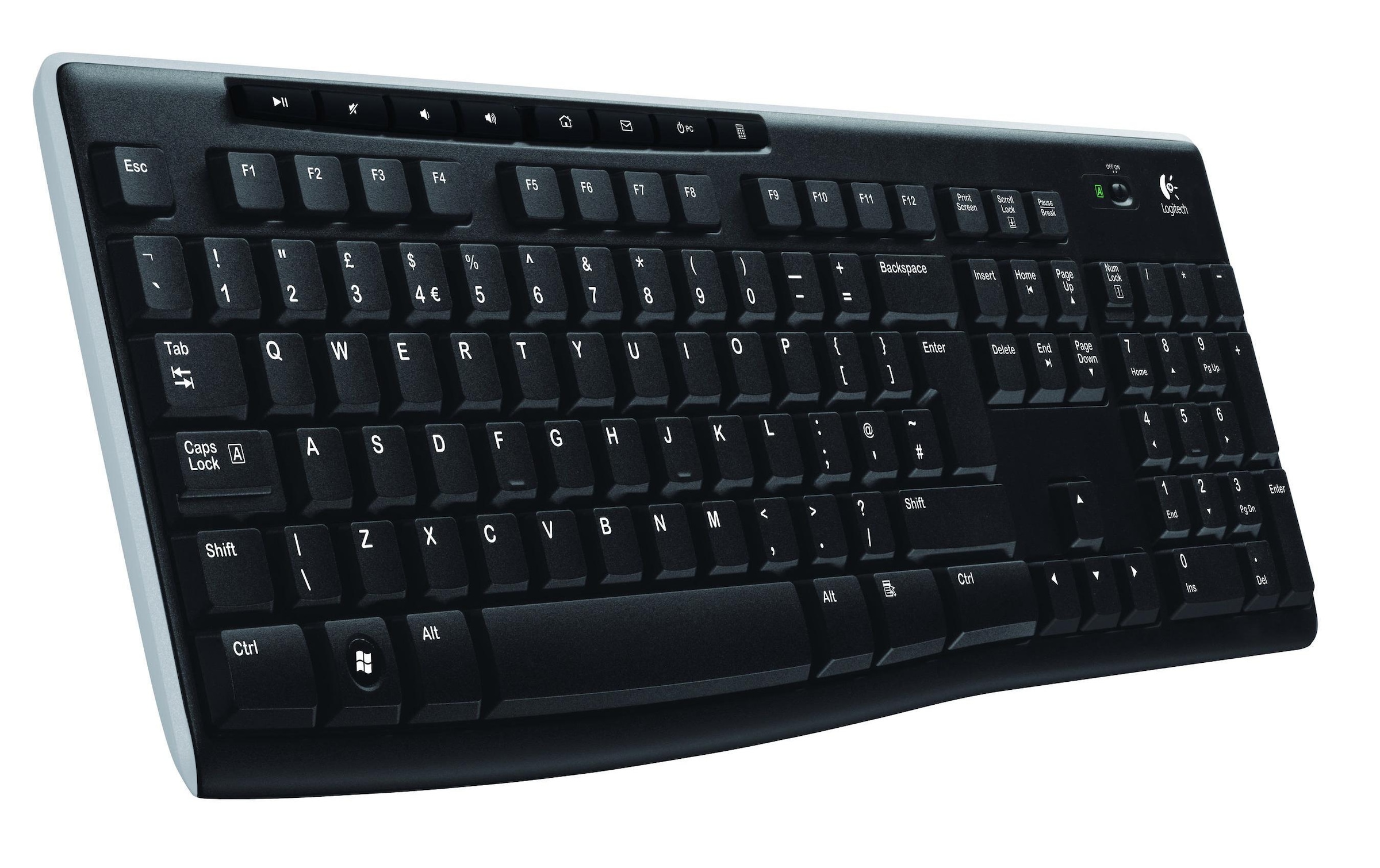 Logitech PC-Tastatur »K270«, (Ziffernblock)