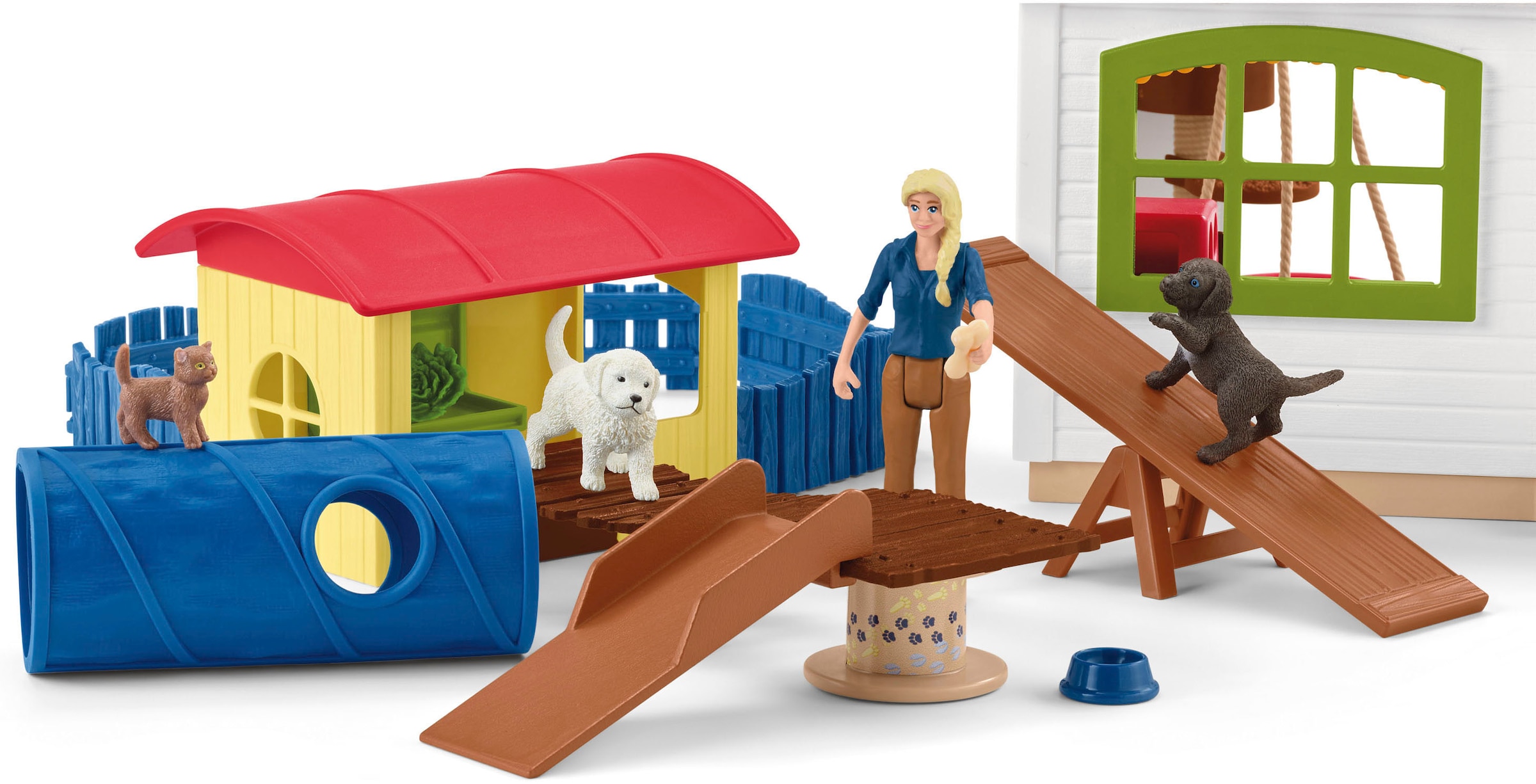 Schleich® Spielwelt »FARM WORLD, Tierhotel (42607)«, Made in Europe