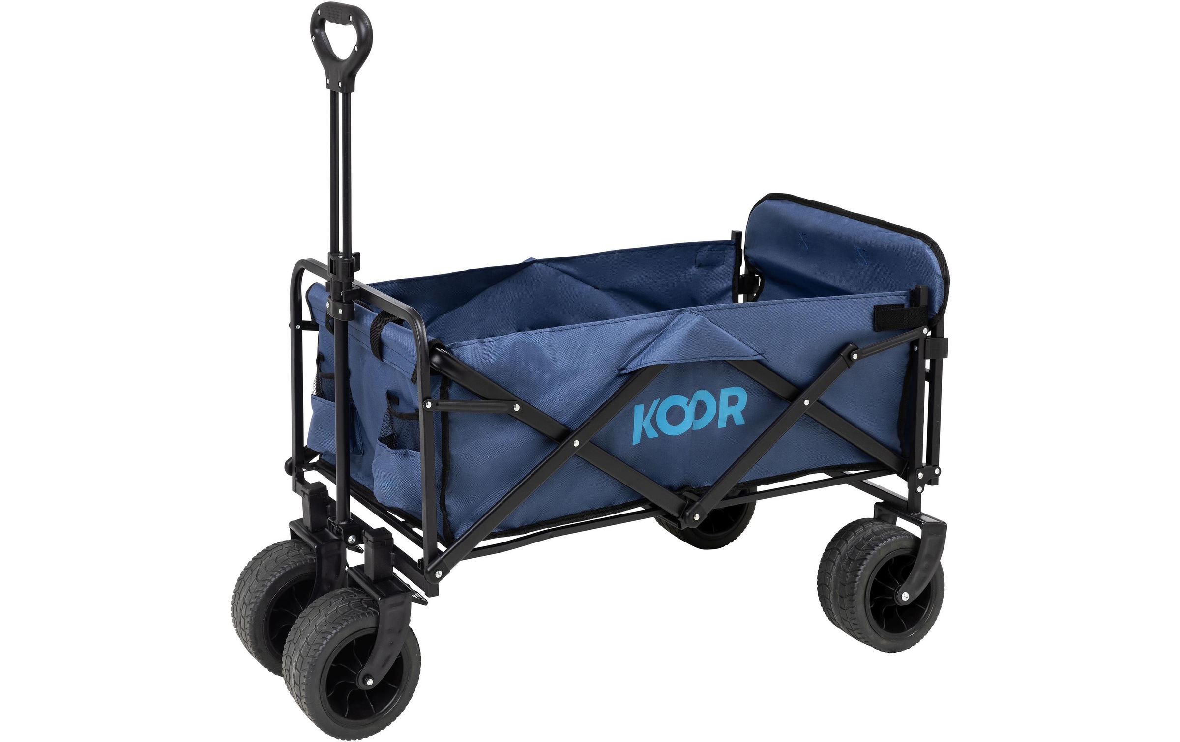 Koor, KOOR Bollerwagen »Vaunu« Bollerwagen fürs Camping, Einkaufen oder die Gartenarbeit, grau, Polyester