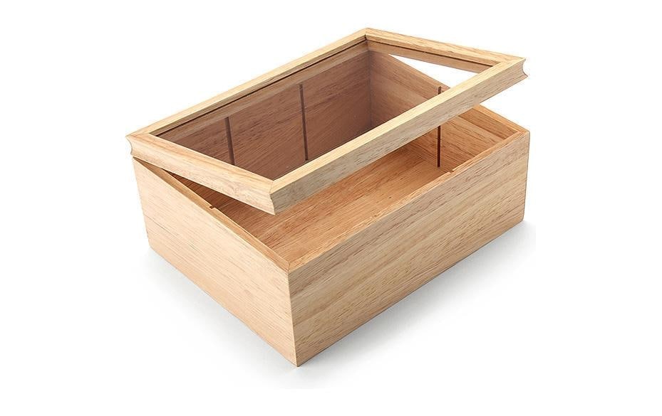 Continenta Teebox »Braun«, (1 tlg.), Gummibaum