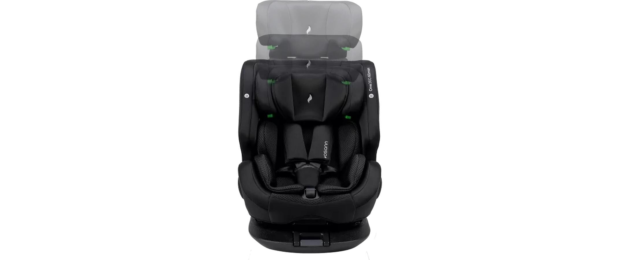 Osann Autokindersitz »One360 Klimax All Black«, Klasse 0 / 1 / II / III (bis 36 kg)