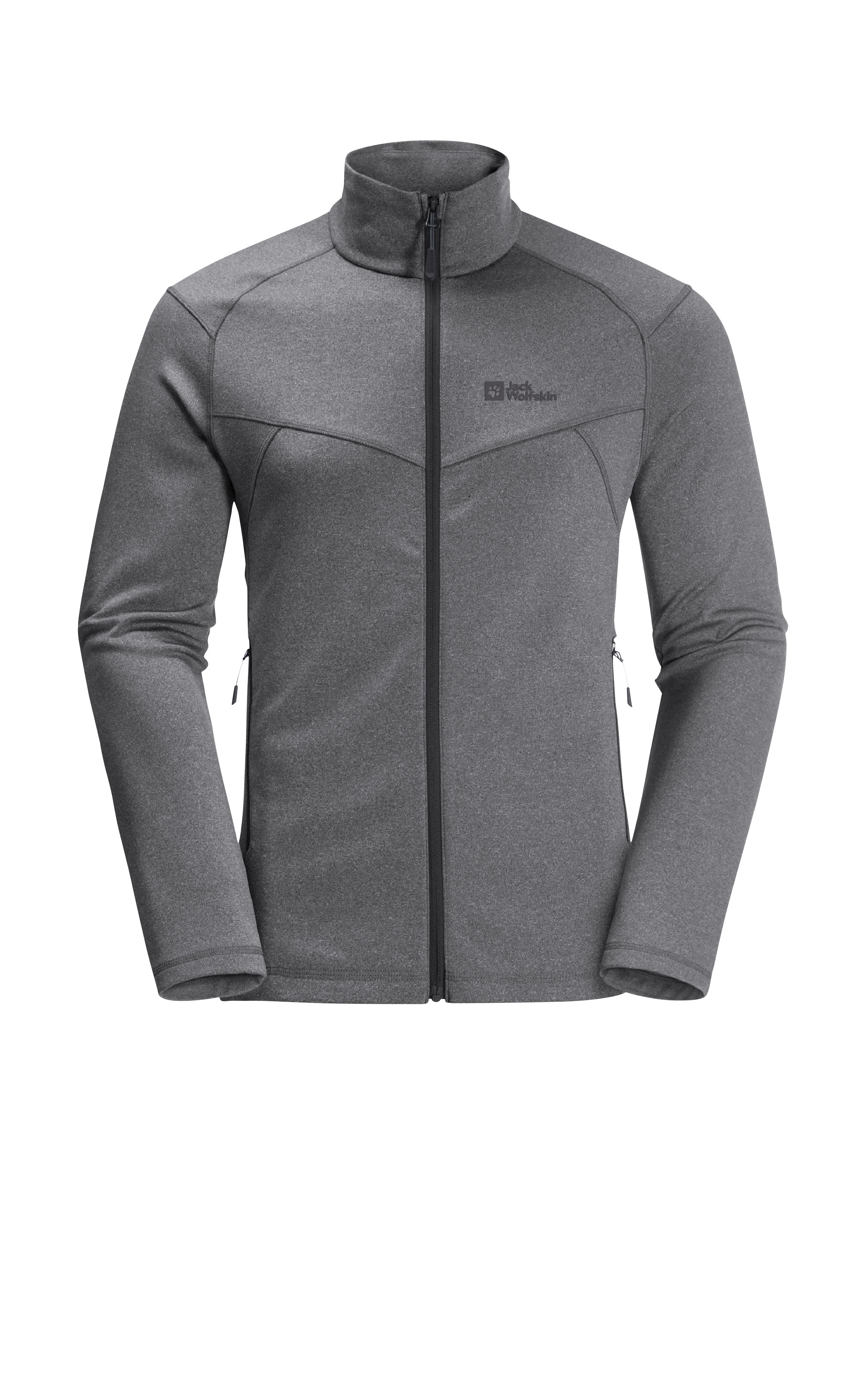 Jack Wolfskin Fleecejacke »TANNENSPUR HOODED JKT M«, mit Kapuze, Wärmend, winddicht, Übergangsjacke