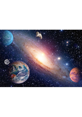 Fototapete »PLANETEN-GALAXIE WELTALL UNIVERSUM WELTRAUM HIMMEL DEKO«