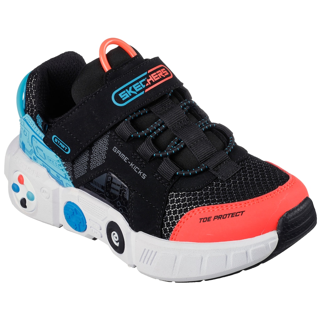 Skechers Kids Sneaker »GAMETRONIX-«, für Maschinenwäsche geeignet, Freizeitschuh, Halbschuh, Schnürschuh