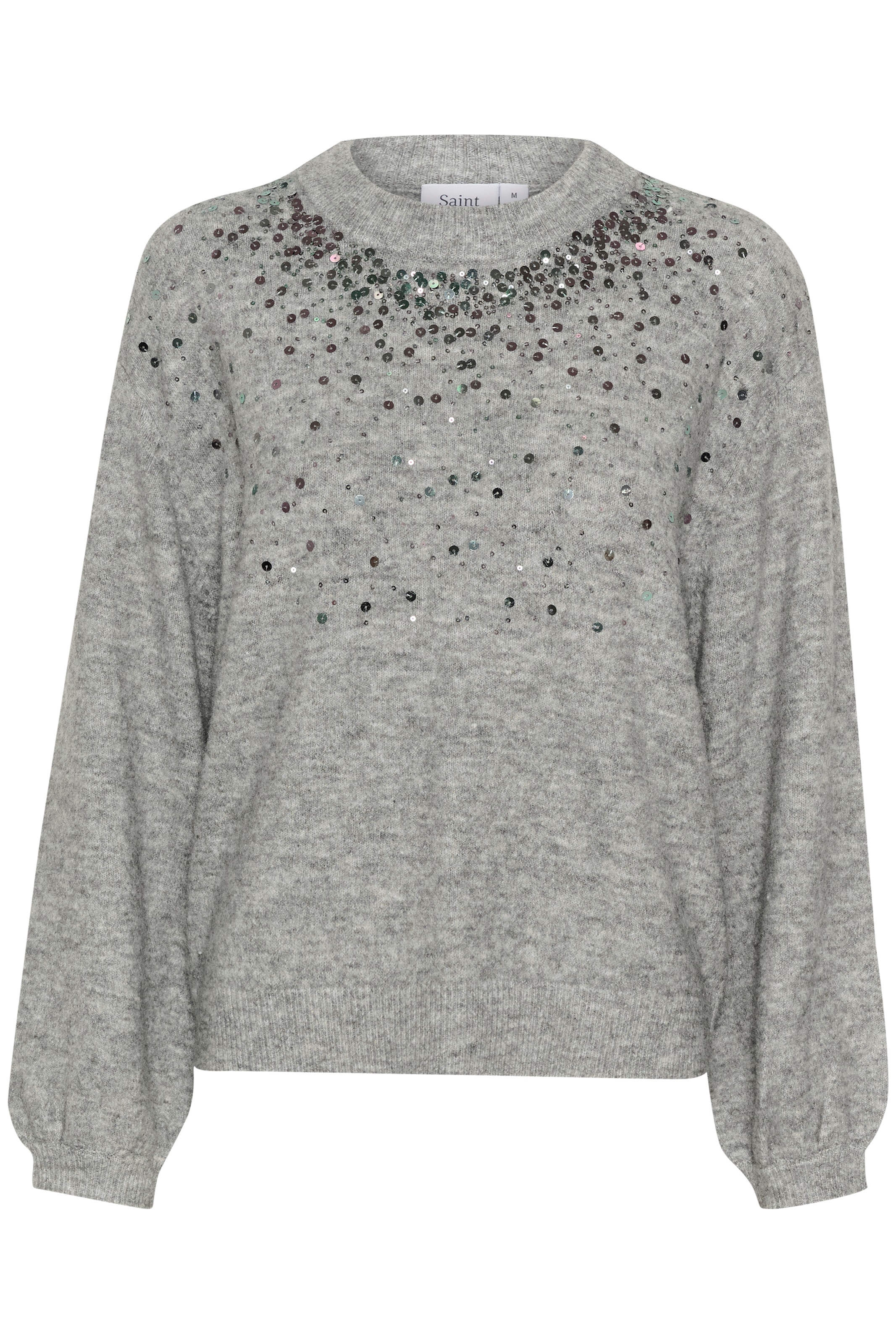 Saint Tropez Strickpullover »BarbelSZ Pullover«, mit Pailletten