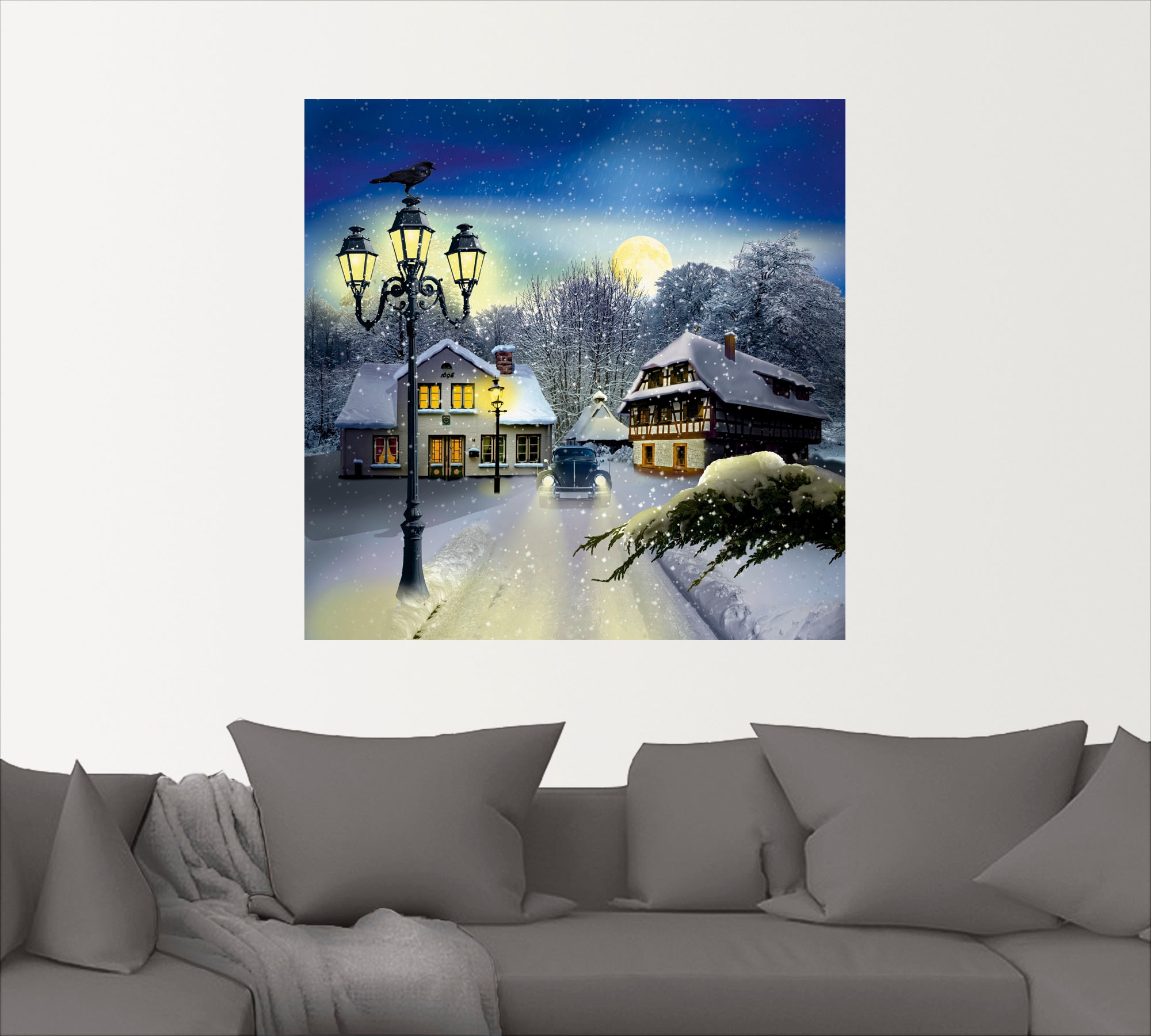 Artland Wandbild »Winterzeit«, Vier Jahreszeiten, (1 St.), als Leinwandbild, Poster, Wandaufkleber in verschied. Grössen