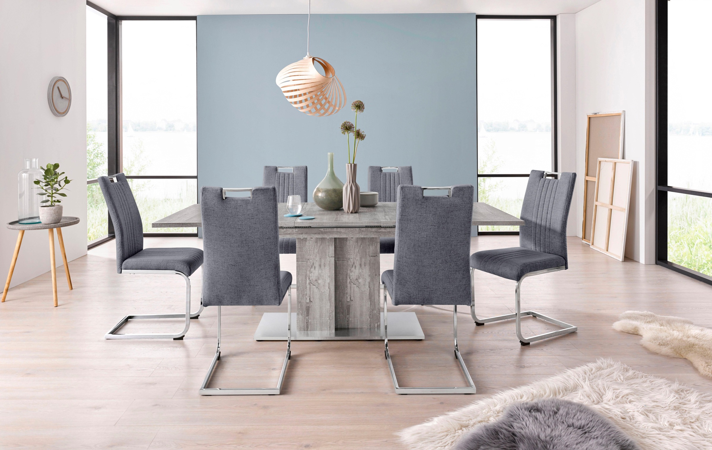 Home affaire Freischwinger, (Set), 2 St., Webstoff
