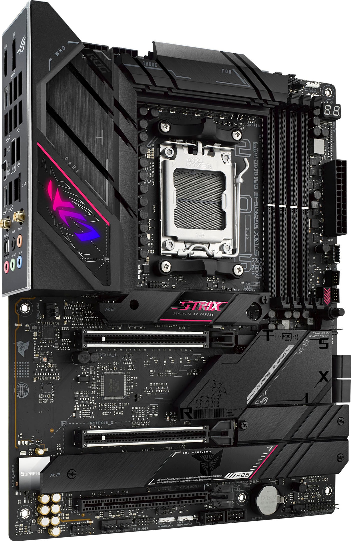 Asus Mainboard »ROG STRIX B650E-E GAMING WIFI«, Ryzen 7000, ATX, DDR5 Speicher, 16+2 Power Stages