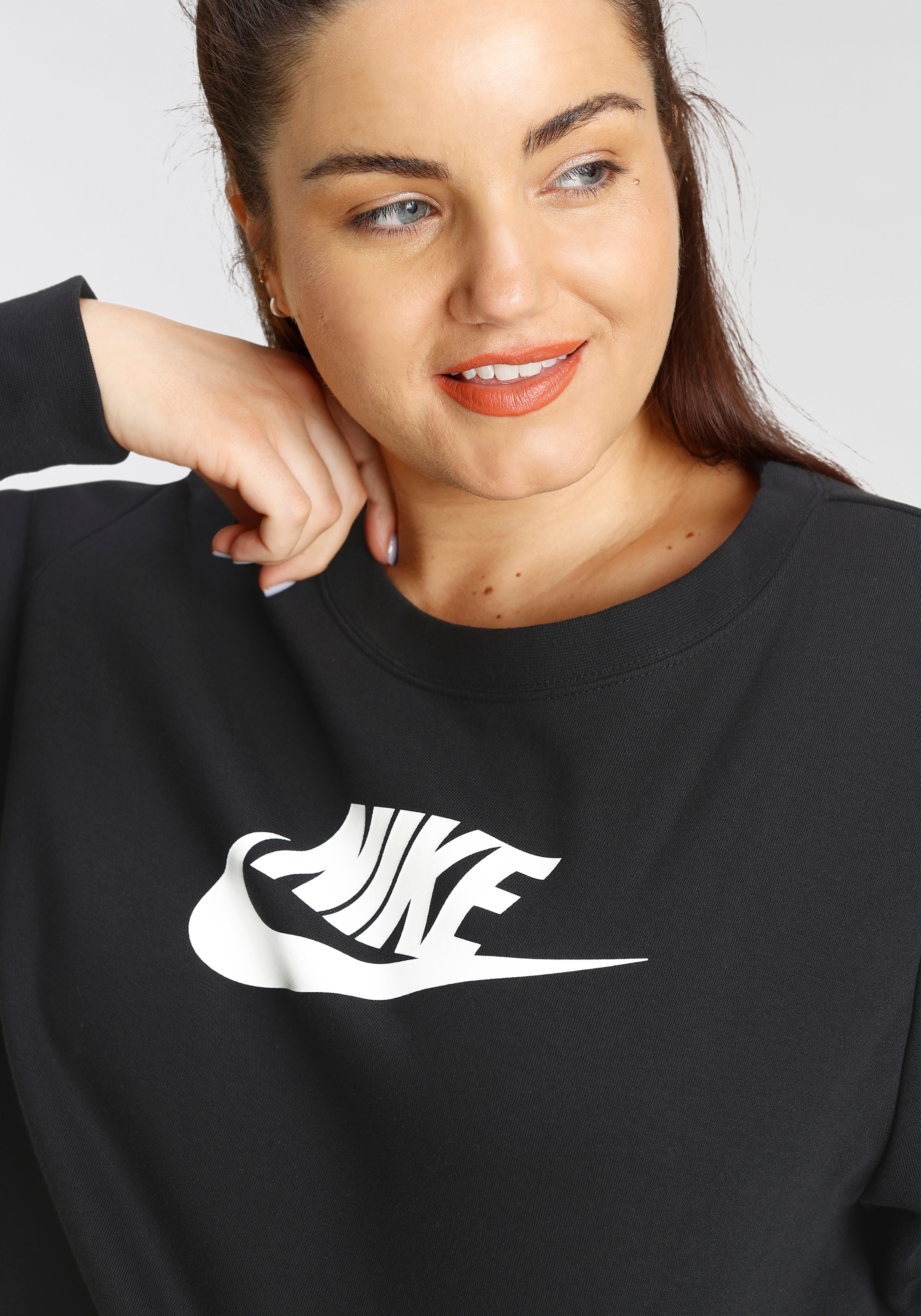 Nike Sportswear Sweatshirt »W NSW CLUB FLC GX STD CREW PL«