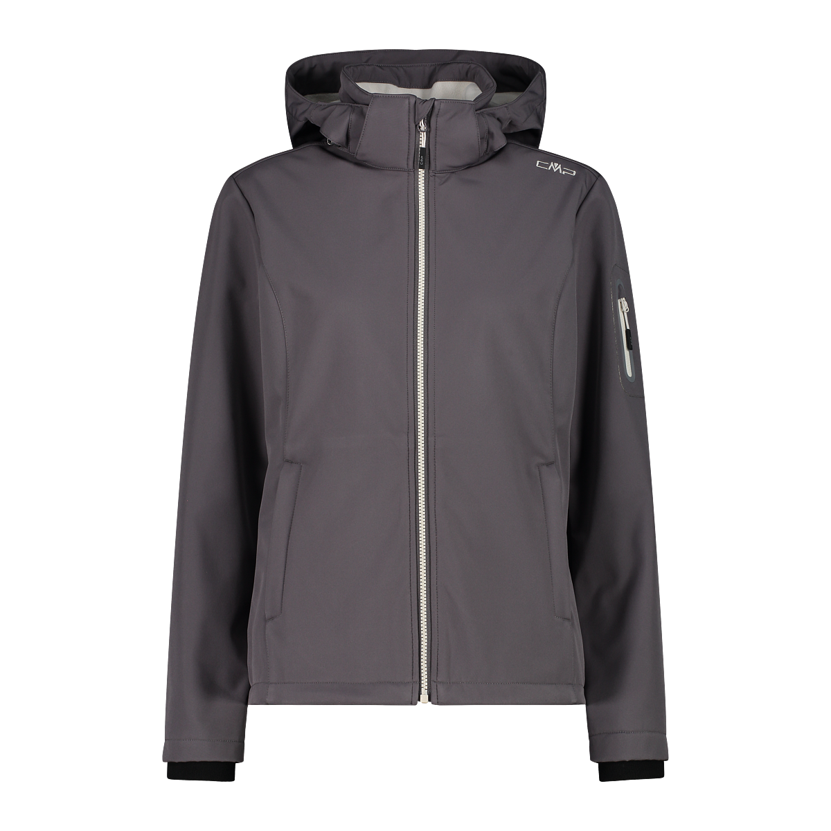 CMP Softshelljacke »WOMAN JACKET ZIP HOOD«, (1 St.), Wärmend & wind- & wasserabweisend