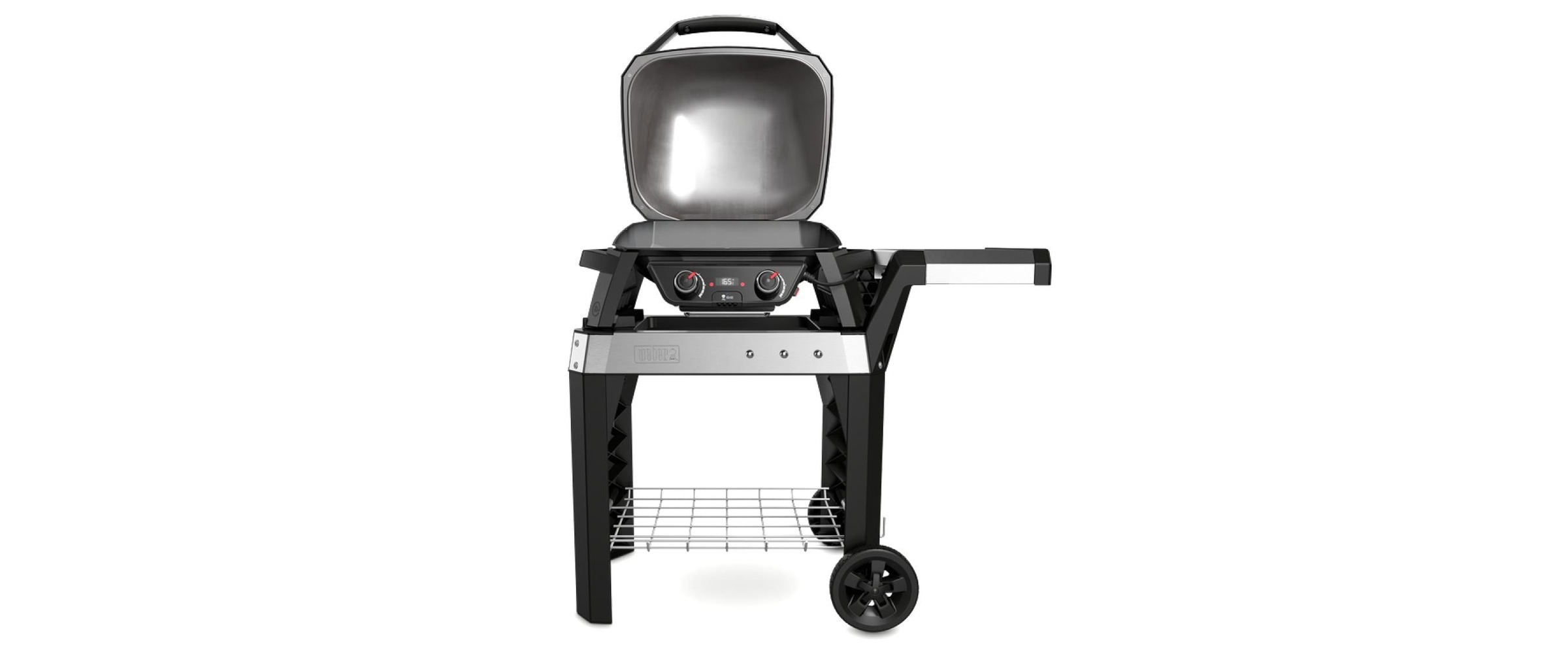 Weber Holzkohlegrill »PULSE 2000 Black mit Rollwagen«