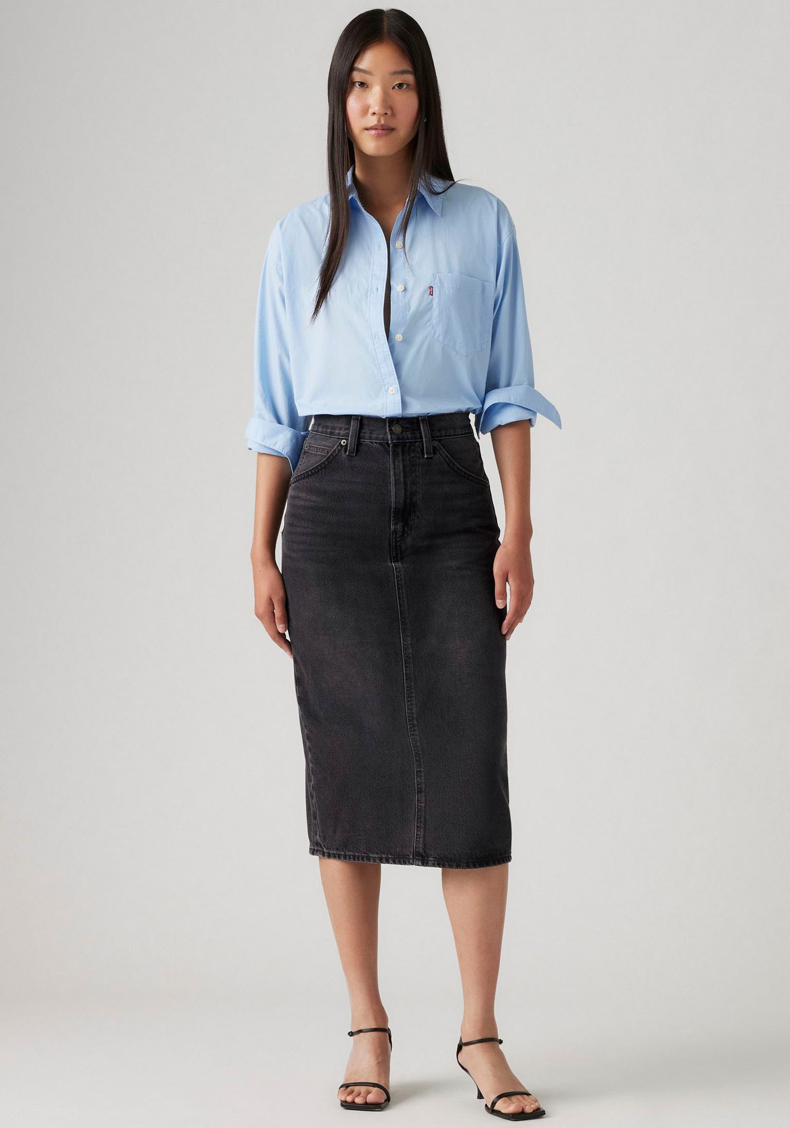 Levi's® Jeansrock »HR BACK SLIT SKIR«, mit Schlitz hinten