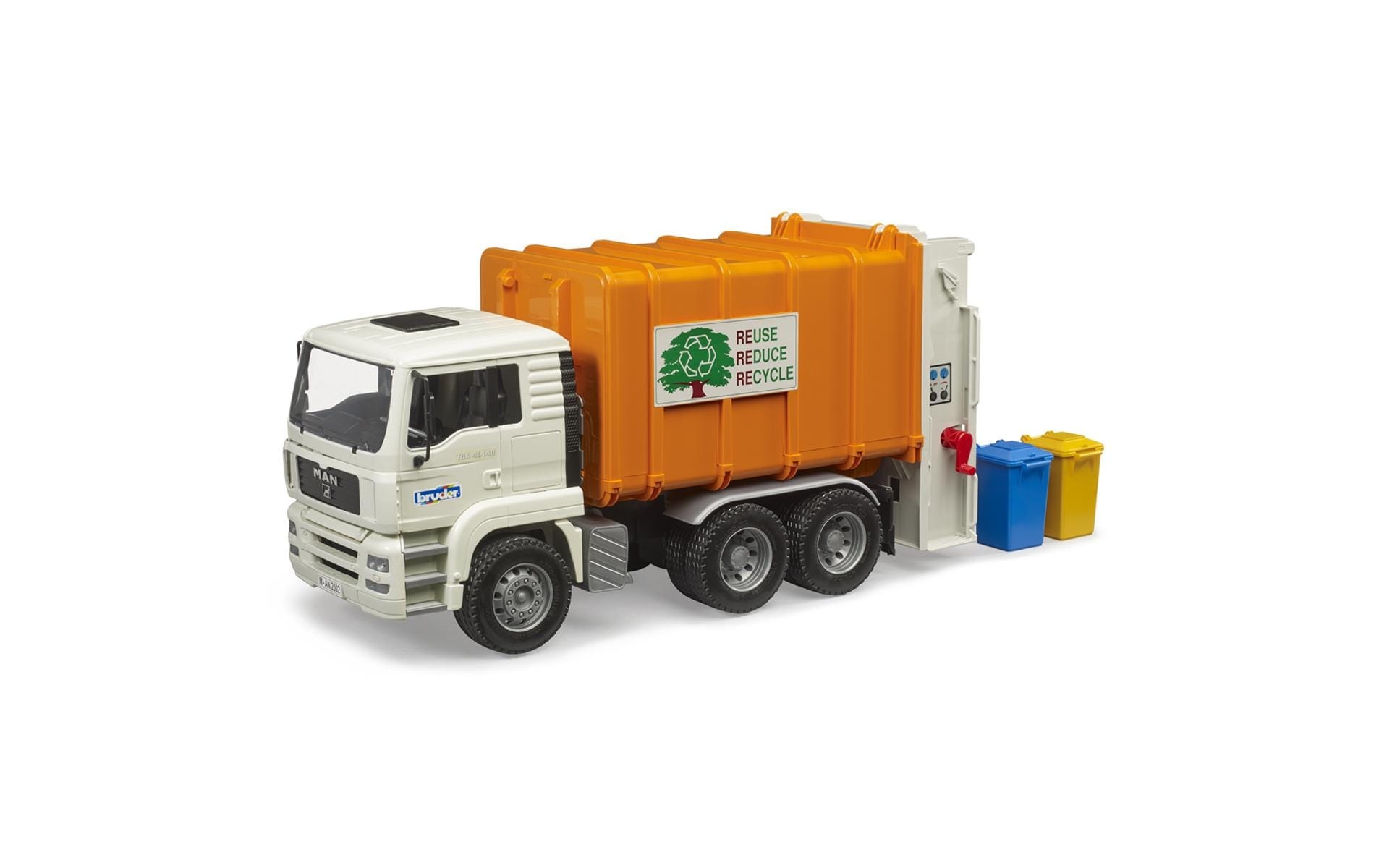 Bruder Spielzeug-Müllwagen "Müll-LKW MAN TGA"