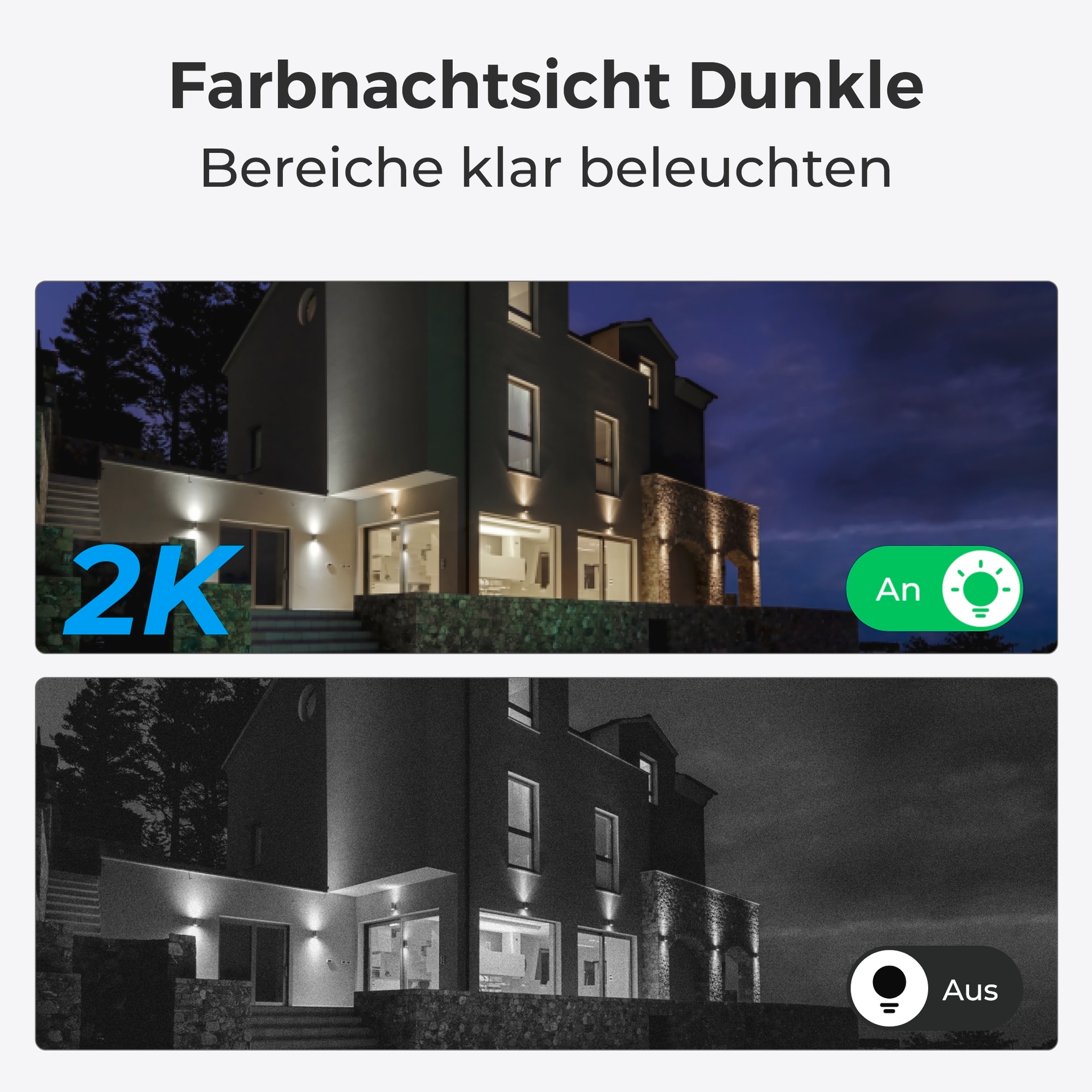 Reolink Überwachungskamera »Lumus Series E430 WiFi-Outdoor«, Aussenbereich-Innenbereich, (Set, 2x E430)