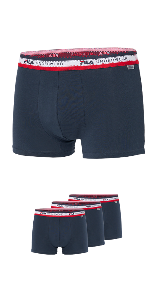 Fila Boxershorts »MAN BOXER SHORTS« 3er Pack, elastischer Logo-Webbund, ohne Eingriff