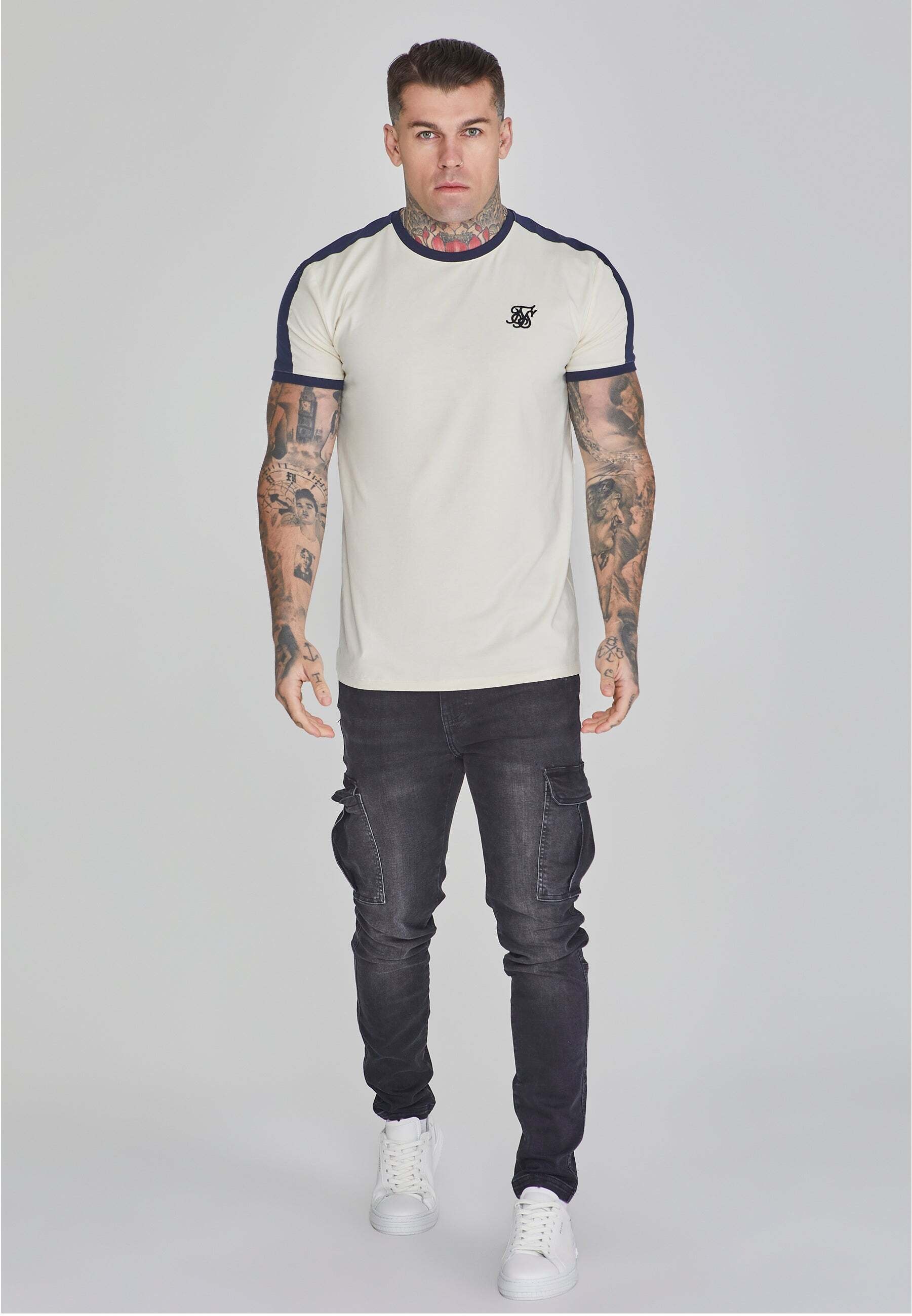 Siksilk T-Shirt »Siksilk T-Shirt Ringer T-Shirt«