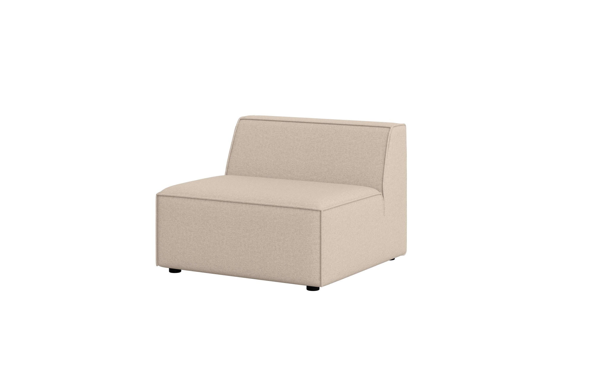 INOSIGN Sessel »Bequemer Sessel Cavan, Masse B/T/H: 90/90/72 cm«, ohne Armlehne, mit Wellenunterfederung, auch in Bouclé