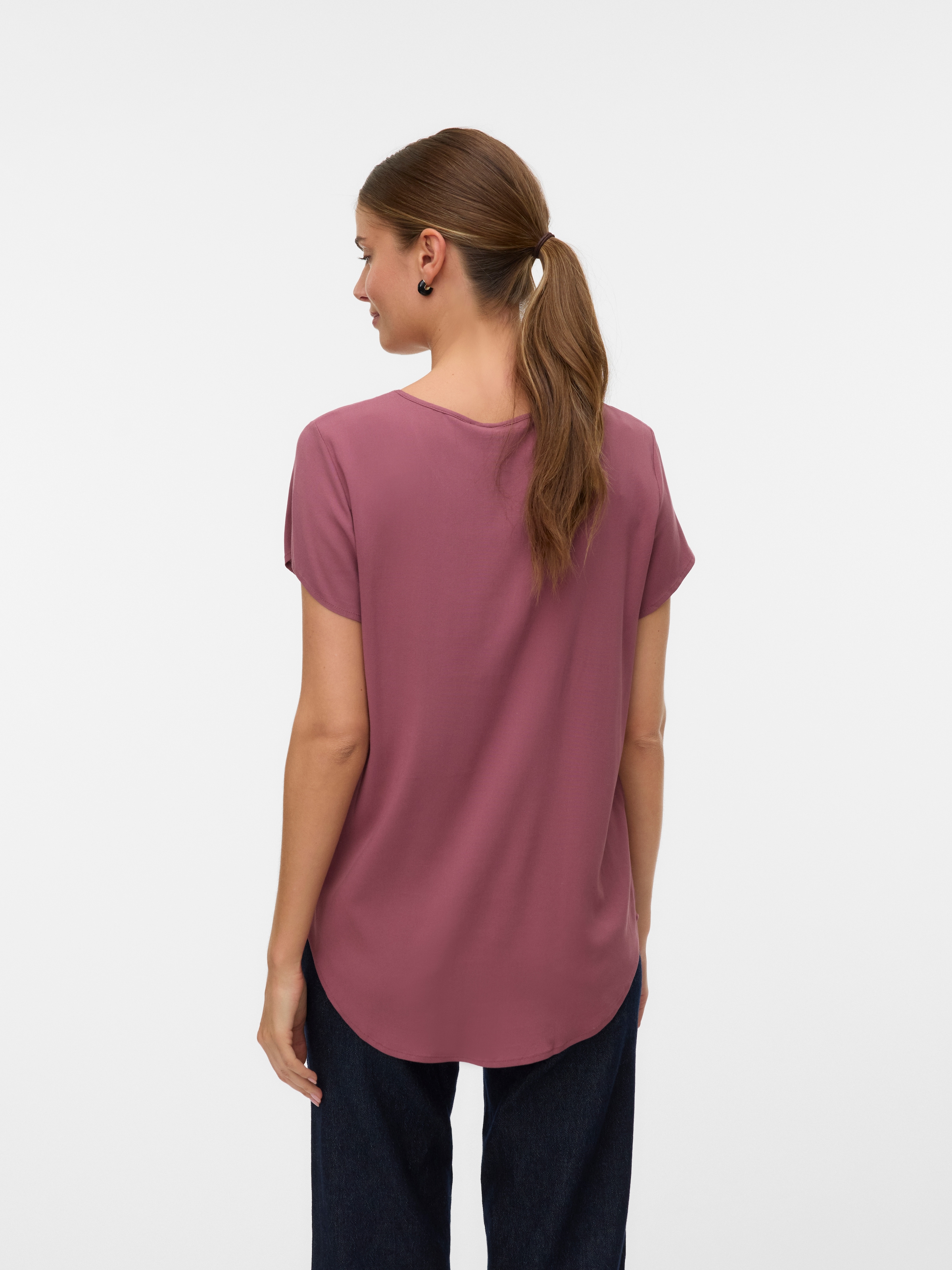 Vero Moda Blusenshirt »VMBELLA SS TOP WVN GA NOOS«