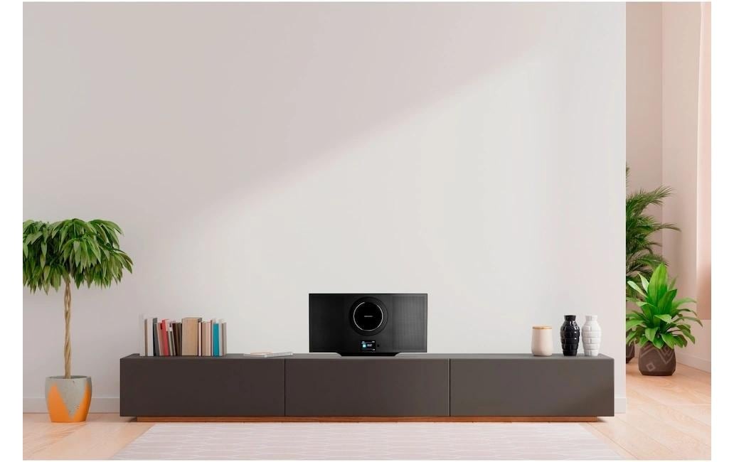 Medion® Stereoanlage »P66348 Schwarz«, (Bluetooth Digitalradio (DAB+)-Internetradio-FM-Tuner)