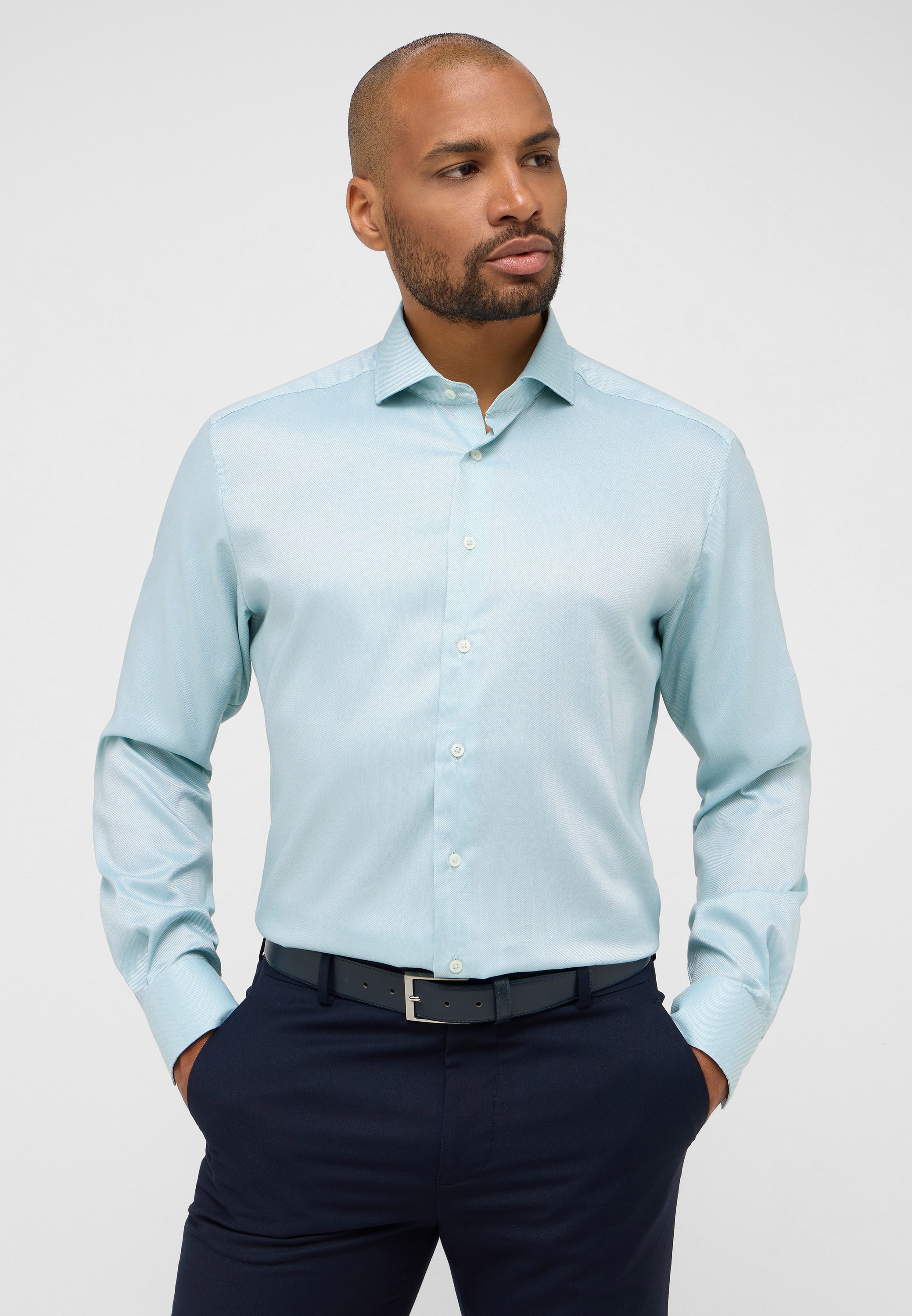 Eterna Langarmhemd »MODERN FIT« EASY IRON (bügelleicht)