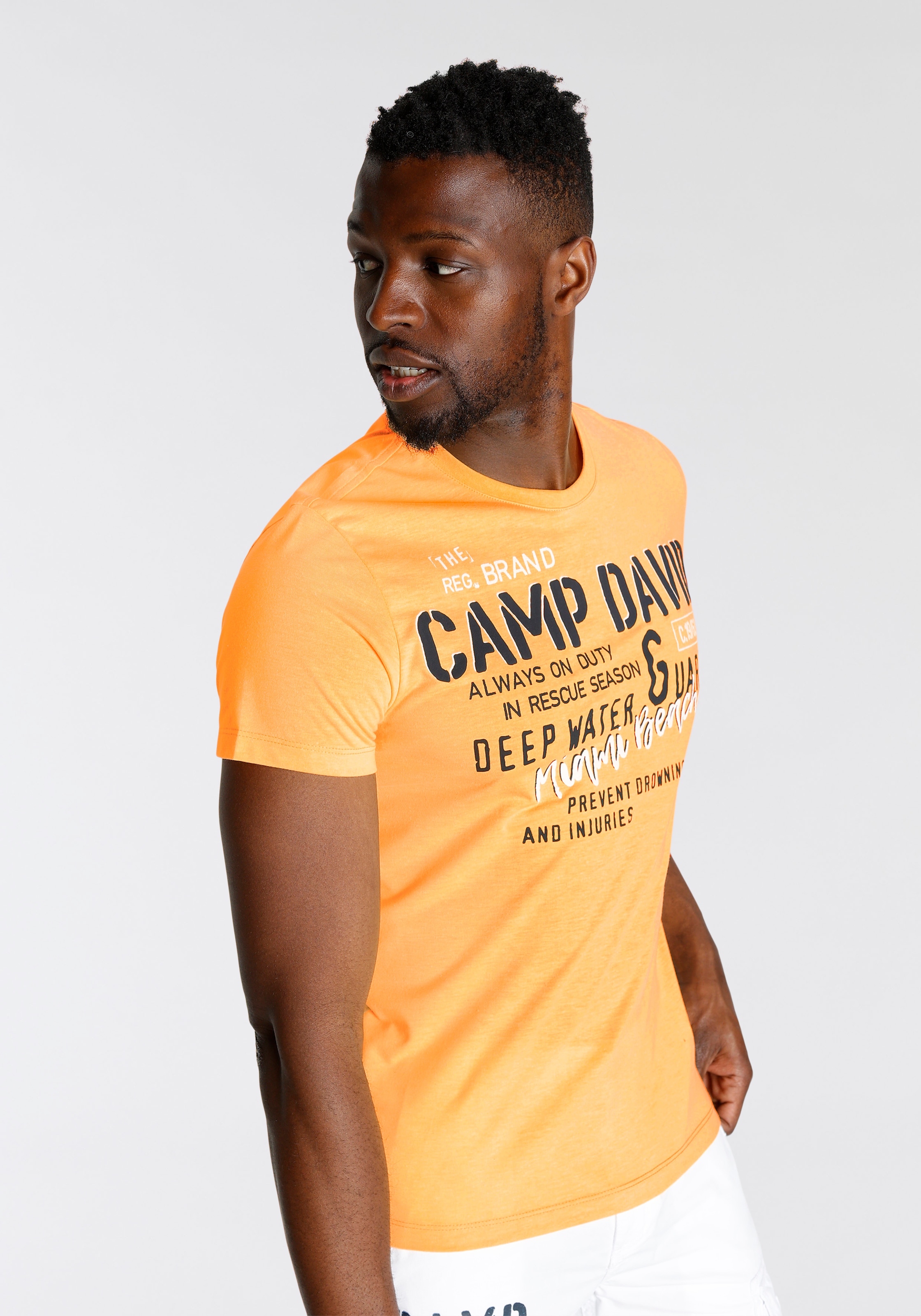 kaufen DAVID online Print-Shirt, | CAMP mit Jelmoli-Versand Rundhalsausschnitt