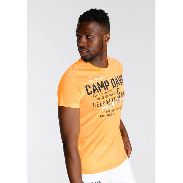 CAMP DAVID Print-Shirt, mit Rundhalsausschnitt online kaufen |  Jelmoli-Versand
