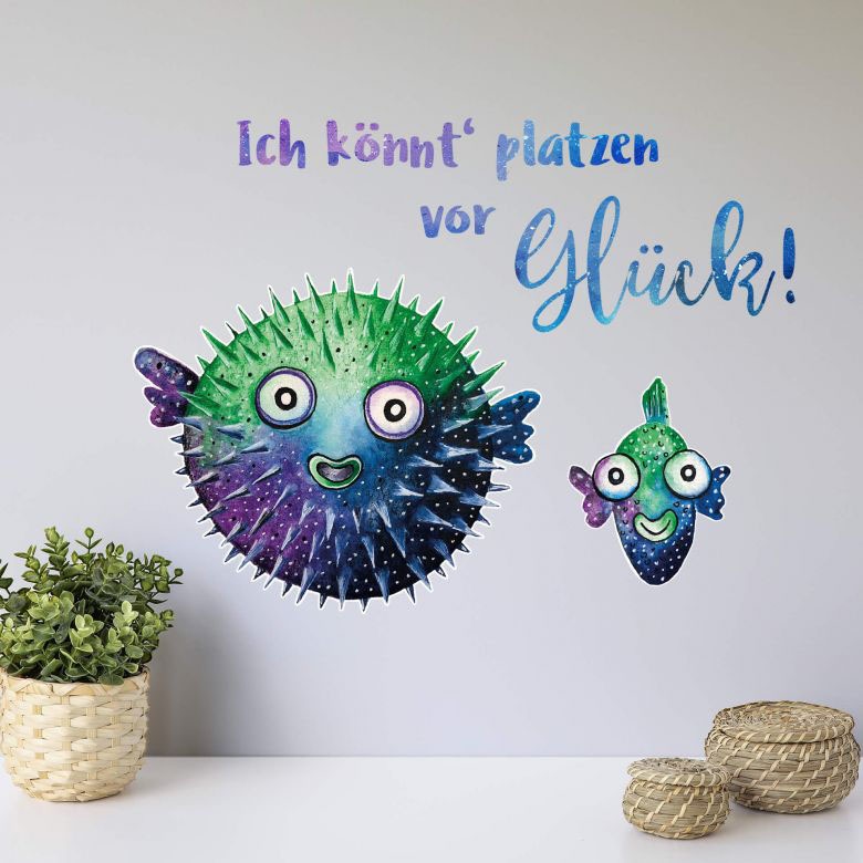 Wall-Art Wandtattoo »Könnt platzen vor Glück«, (1 St.) online bestellen |  Jelmoli-Versand